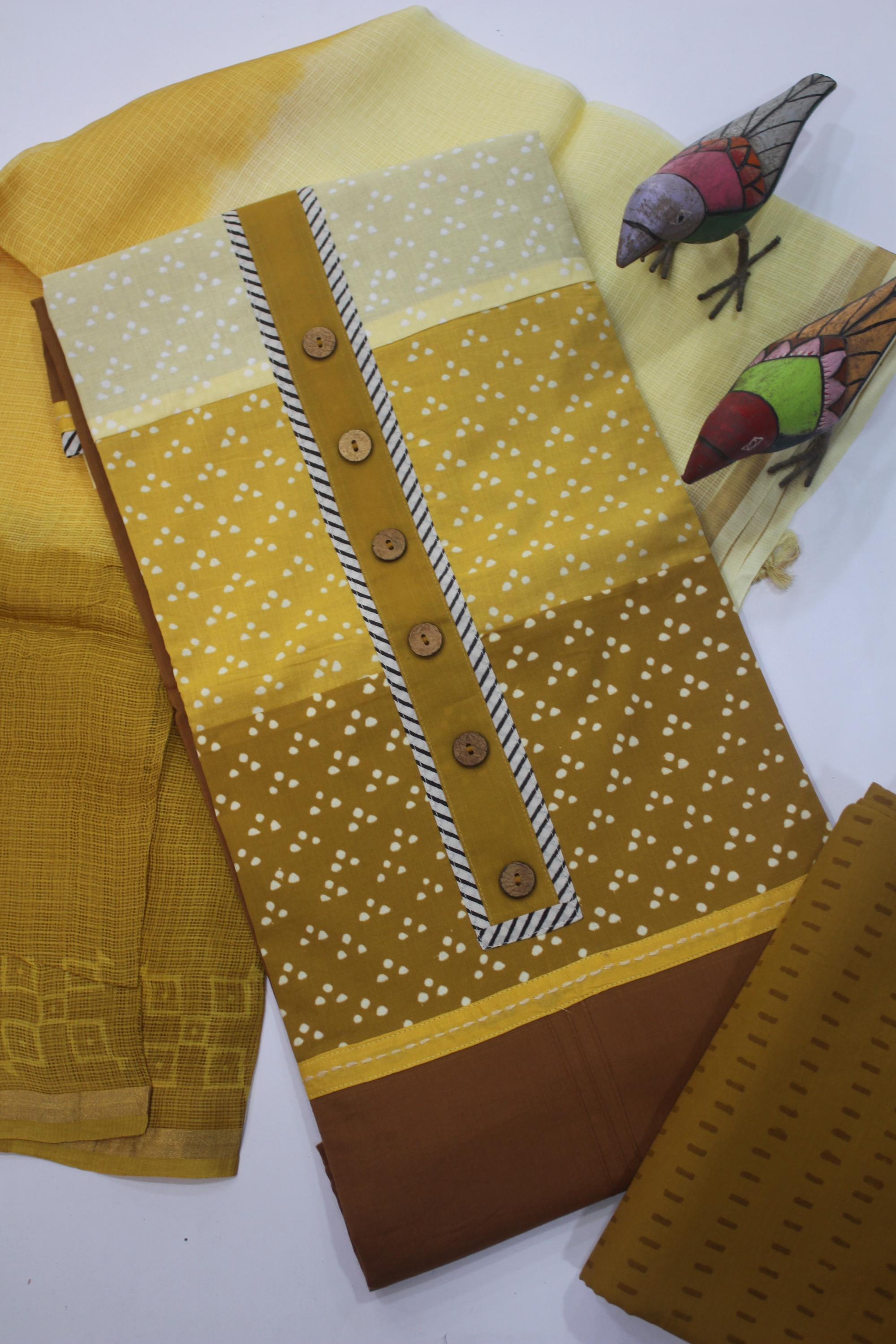 Cotton 3 Piece Unstitched Set -153