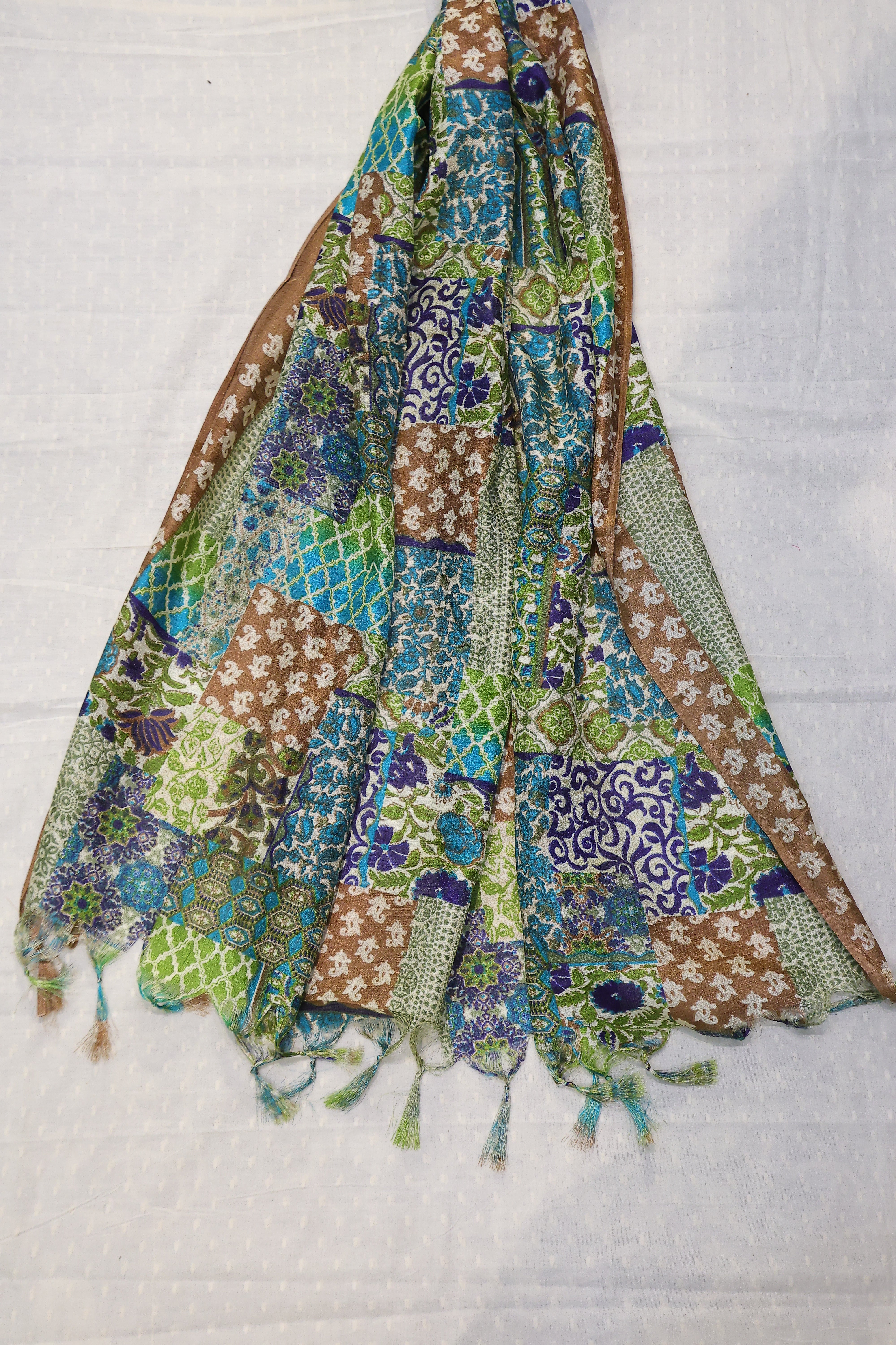 Cotton Silk 3 Piece Unstitched Set -29