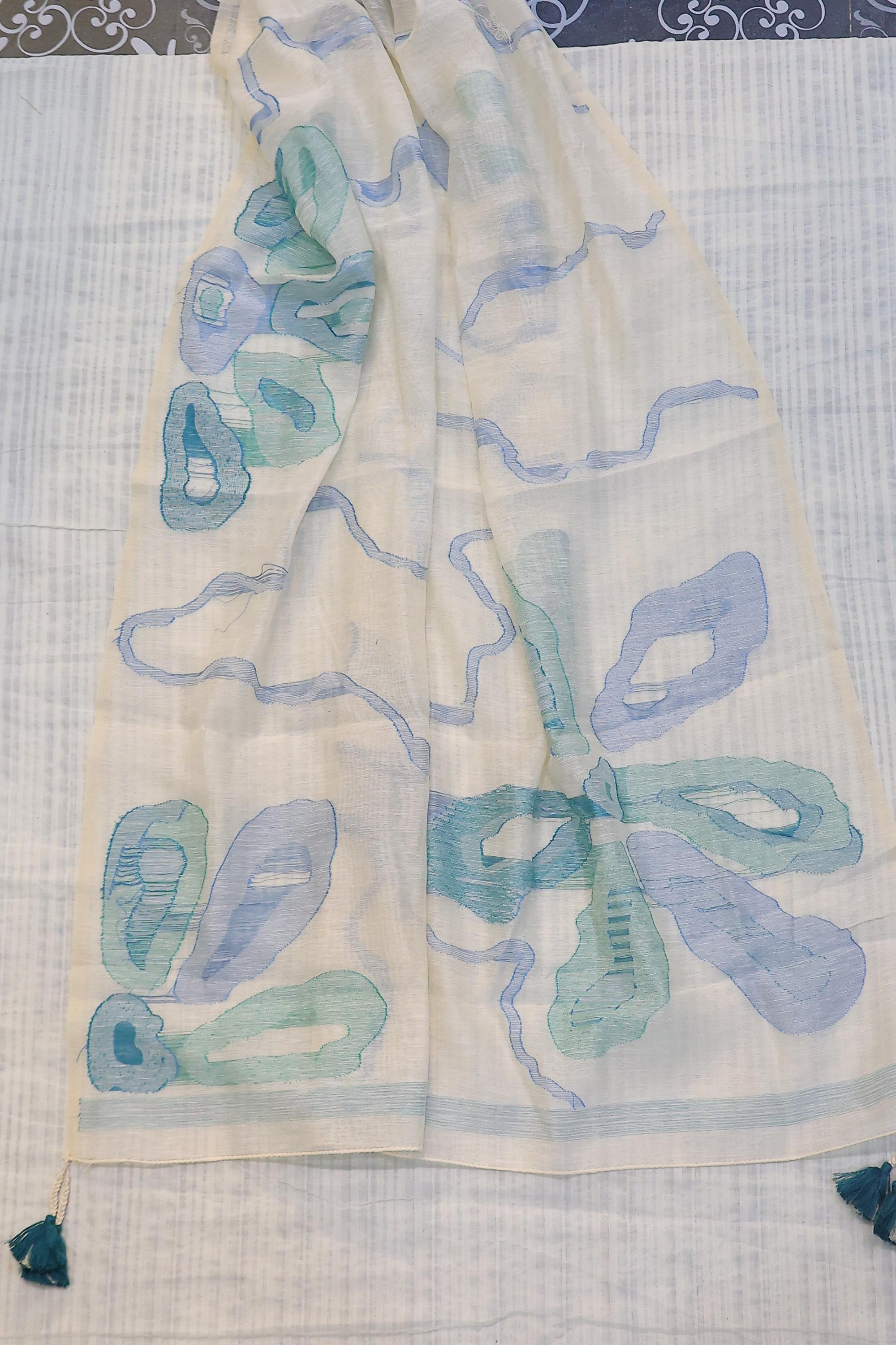 Cotton 3 Piece Unstitched Set -50
