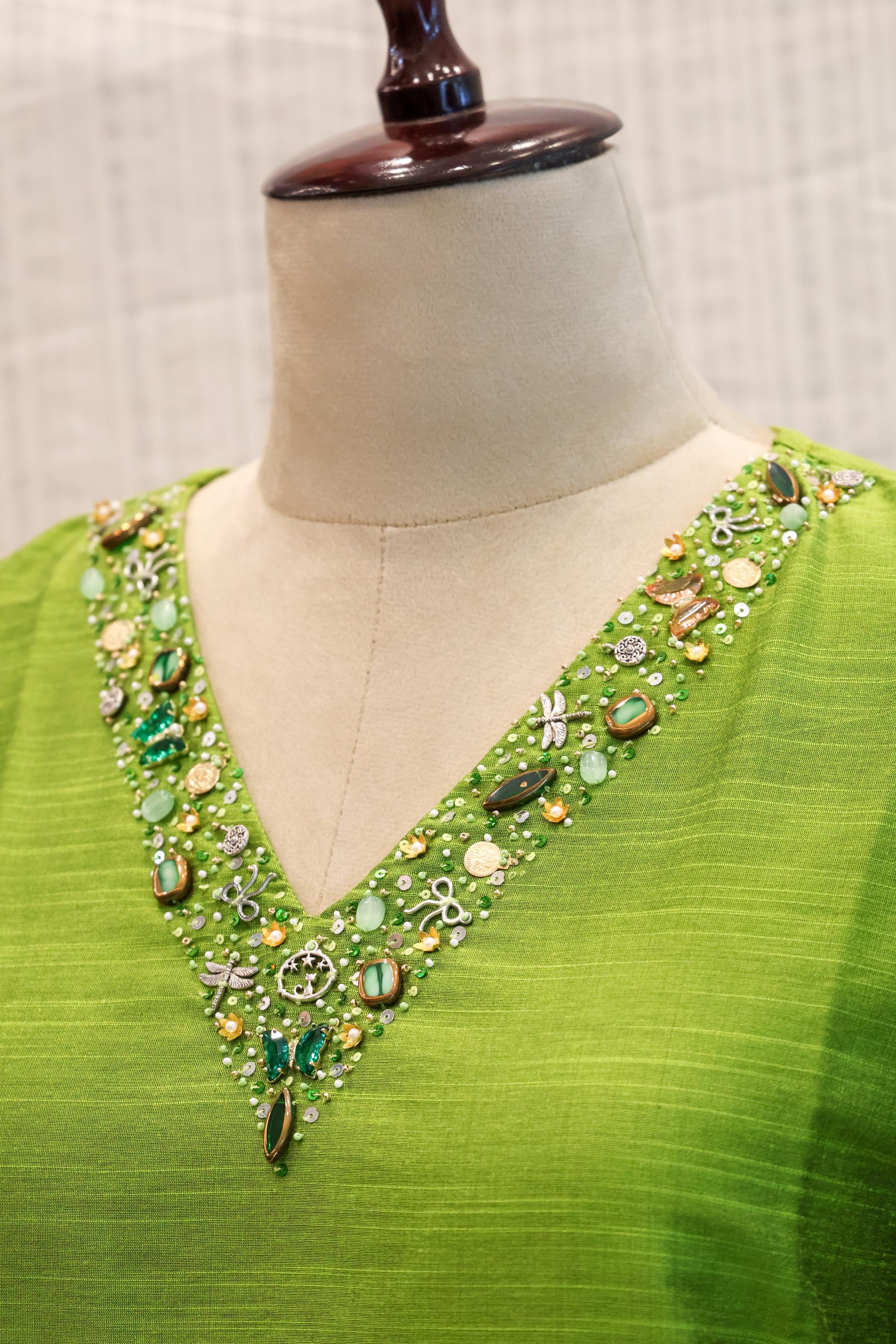 Cotton Silk Ready-to-Wear Kurta - Elegant Ethnic Design RMK-112