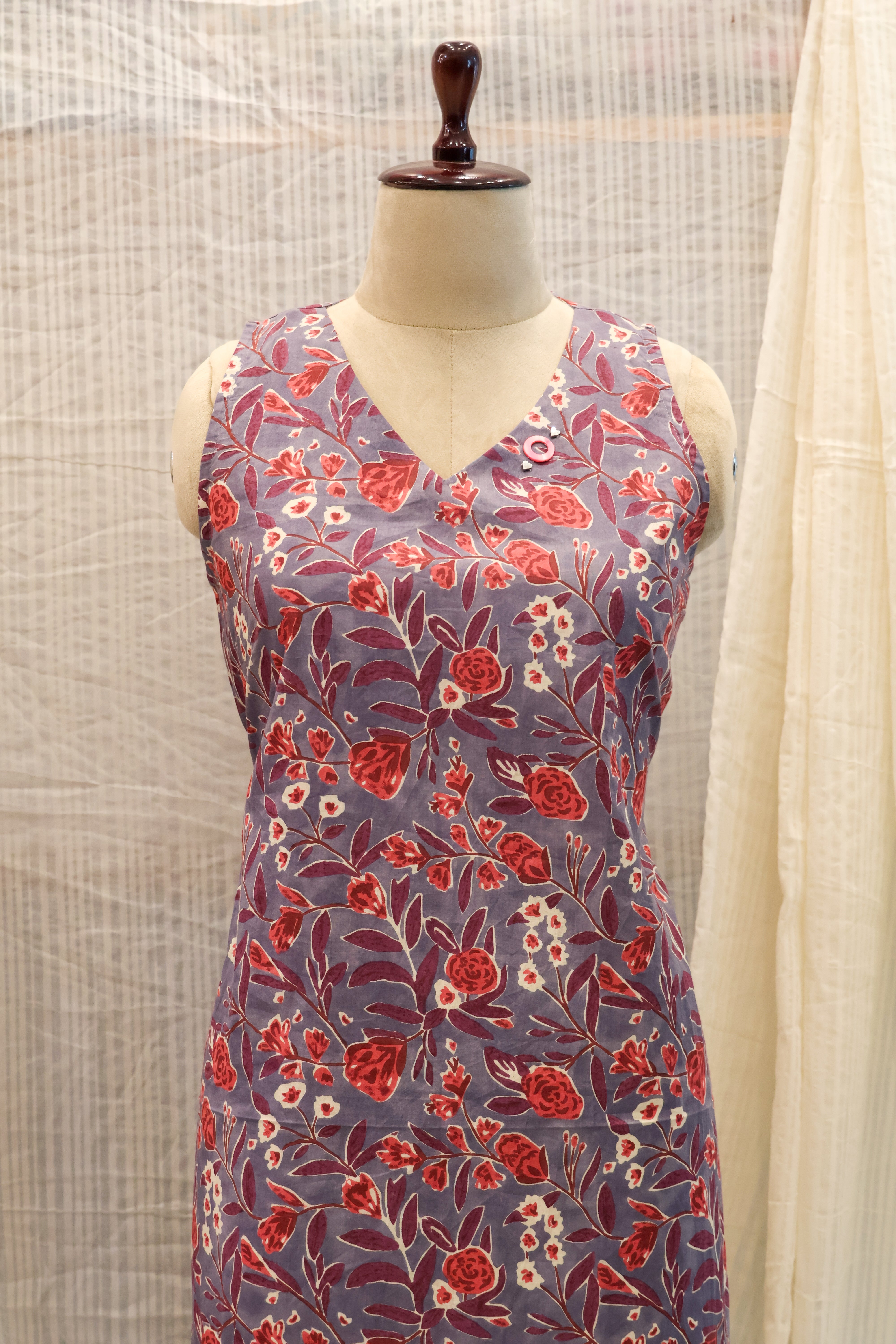 Cotton Ready-to-Wear Kurta - Elegant Ethnic Design RMK-291