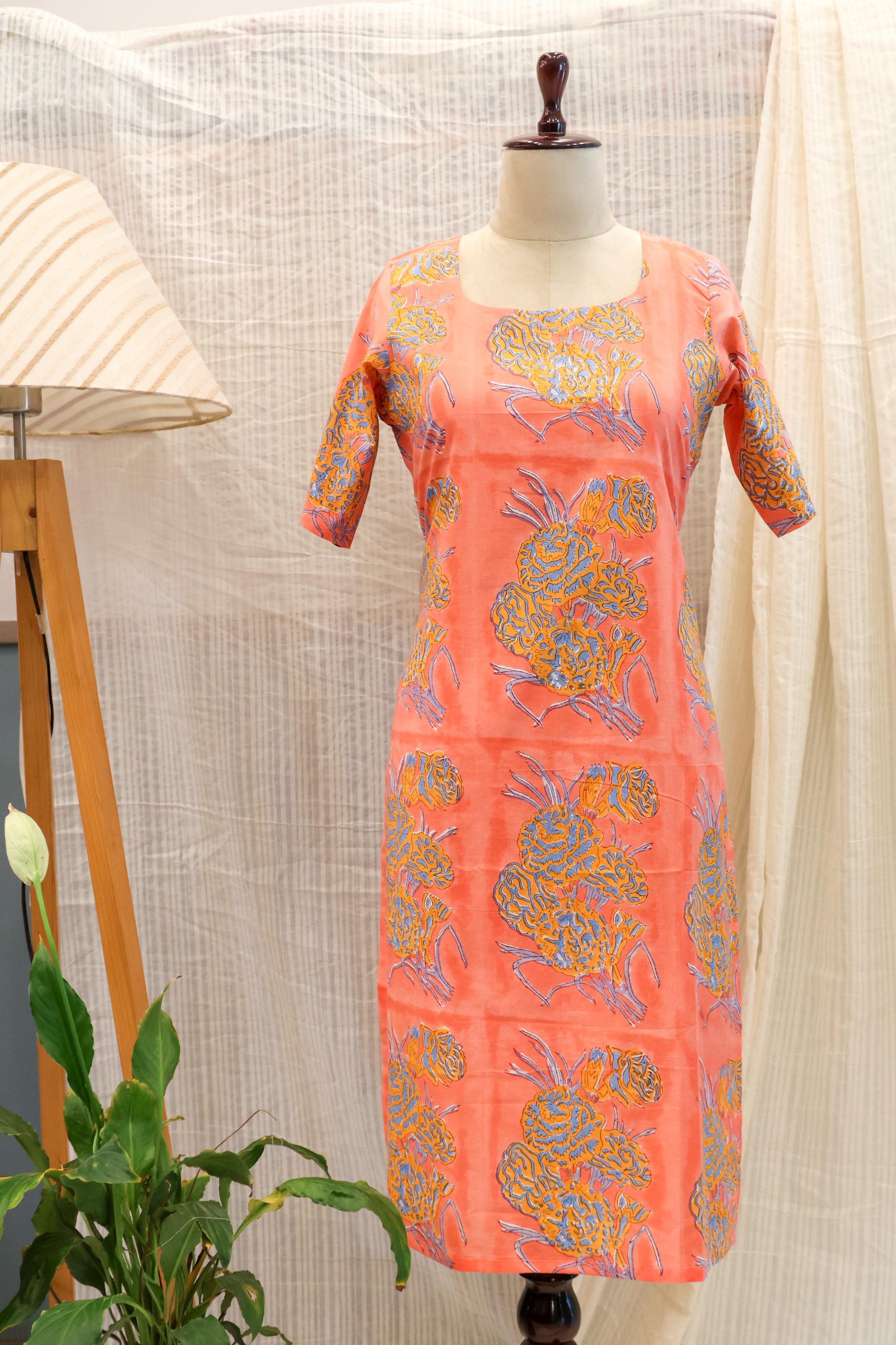 Cotton Ready-to-Wear Kurta - Elegant Ethnic Design RMK-262