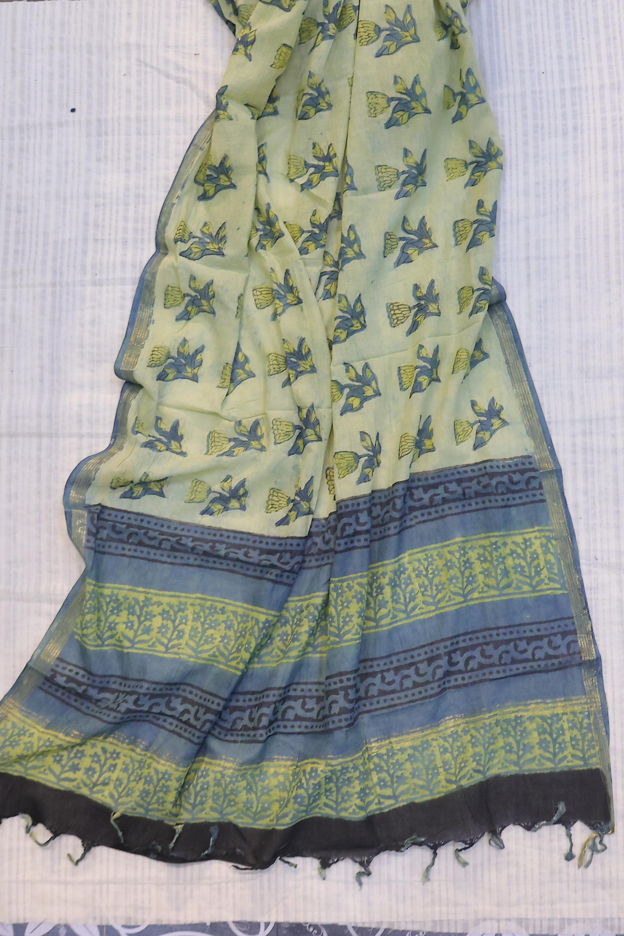 Cotton 3 Piece Unstitched Set -62