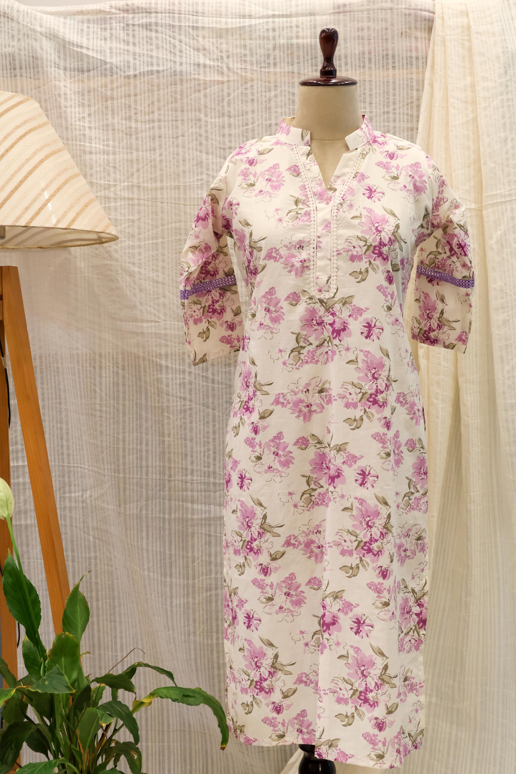 Cotton Ready-to-Wear Kurta - Elegant Ethnic Design RMK-188