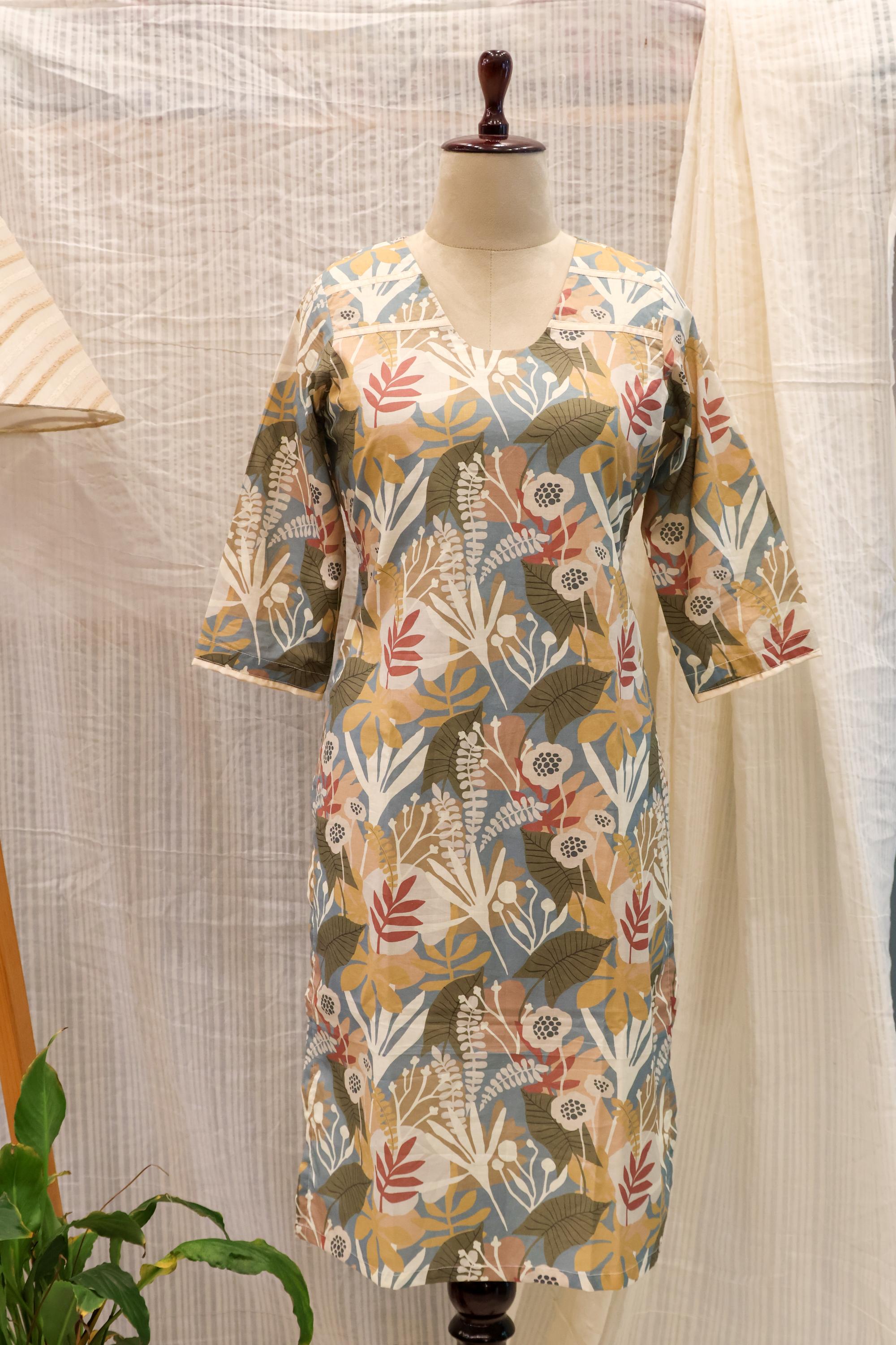 Cotton Ready-to-Wear Kurta - Elegant Ethnic Design RMK-038