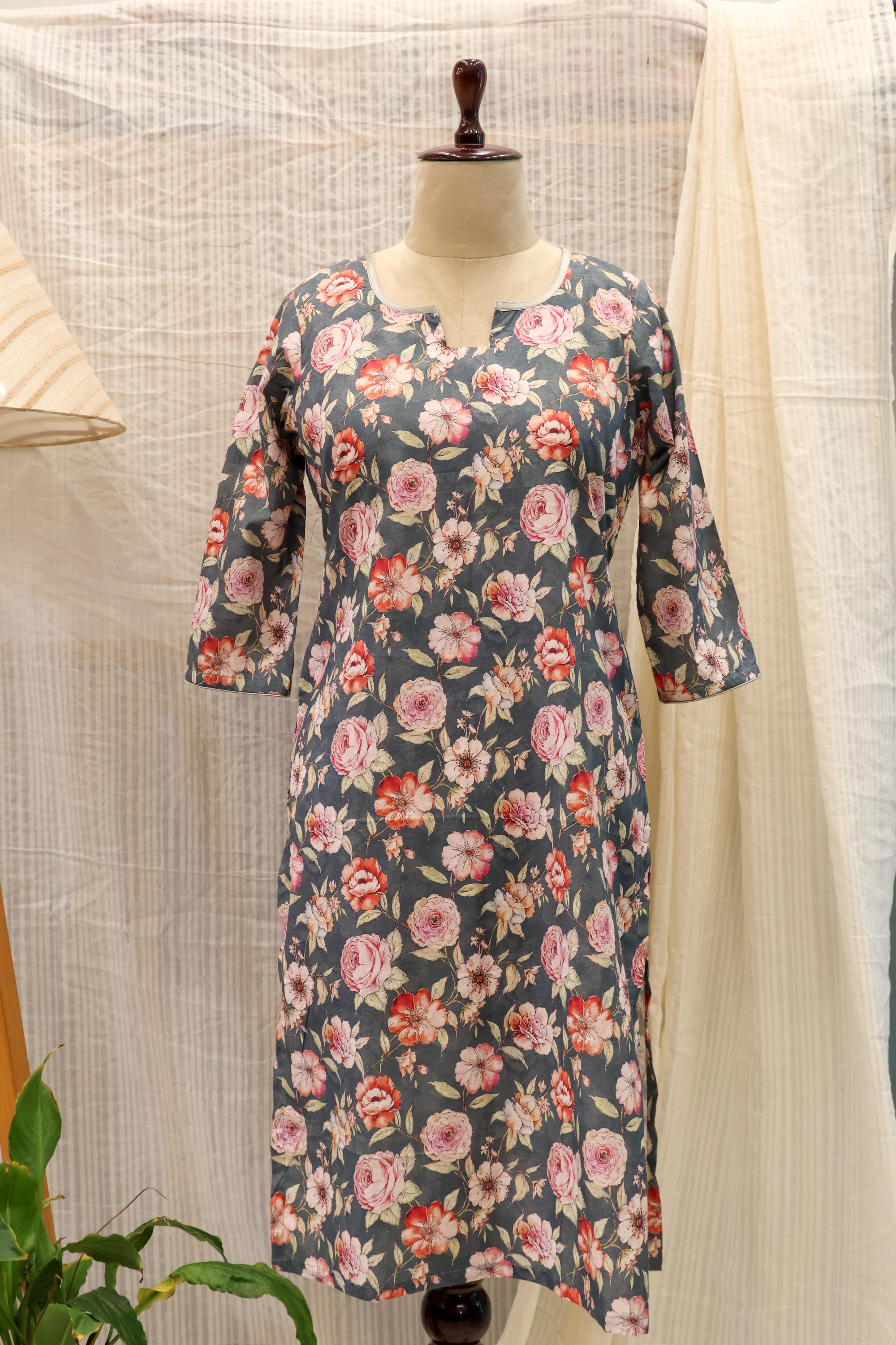 Cotton Ready-to-Wear Kurta - Elegant Ethnic Design RMK-51
