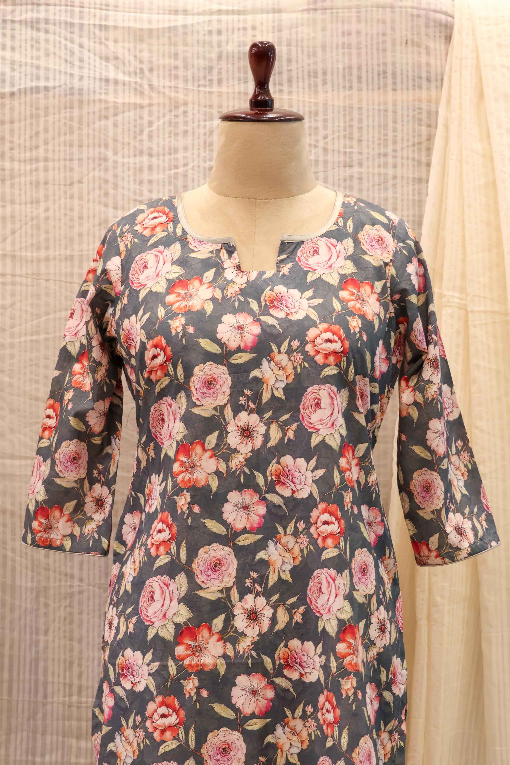 Cotton Ready-to-Wear Kurta - Elegant Ethnic Design RMK-51