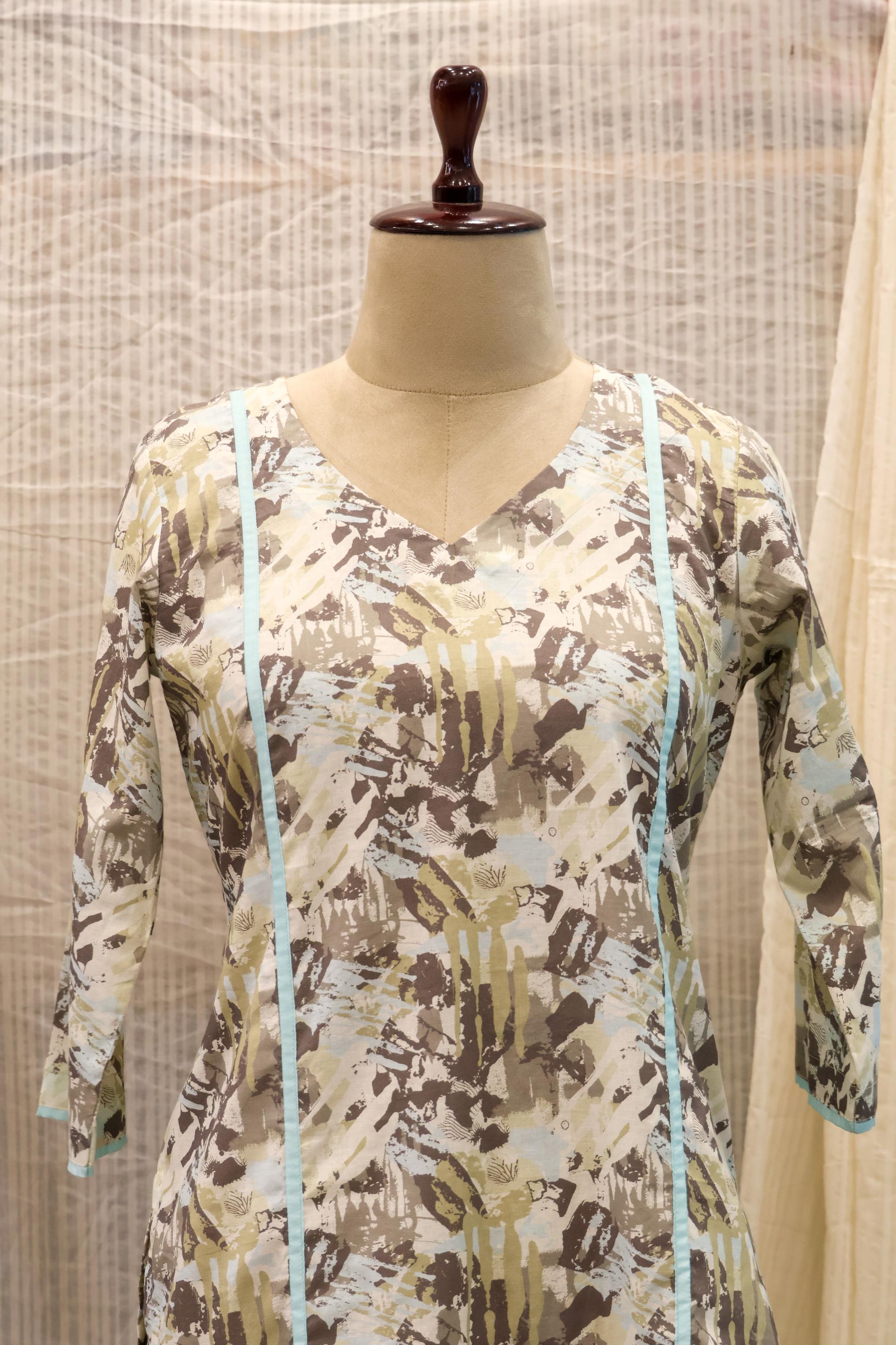 Cotton Ready-to-Wear Kurta - Elegant Ethnic Design RMK-79