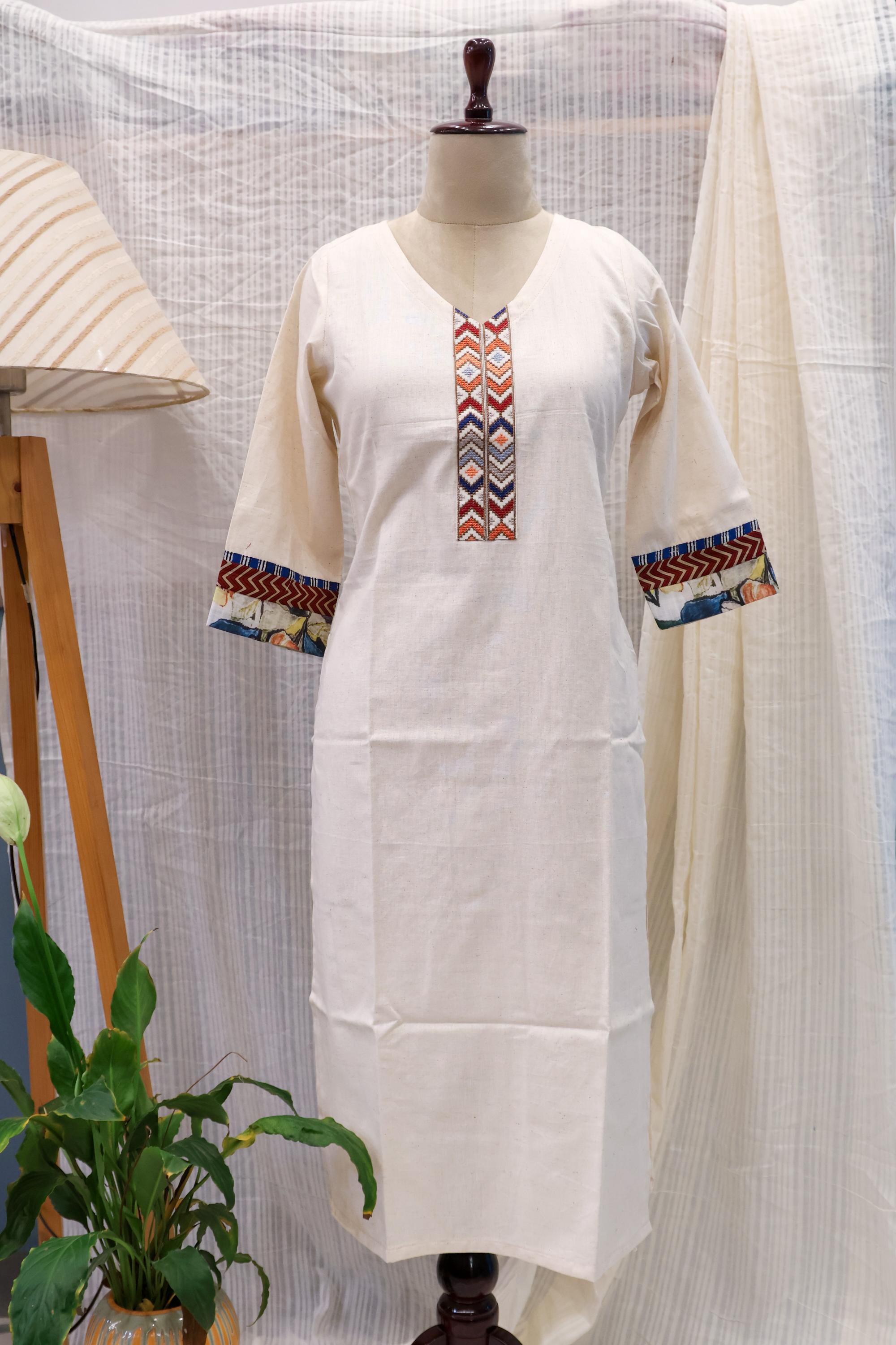 Classic Cotton Kurti Ready-to-Wear – Elegant Ethnic Design RMK 26001