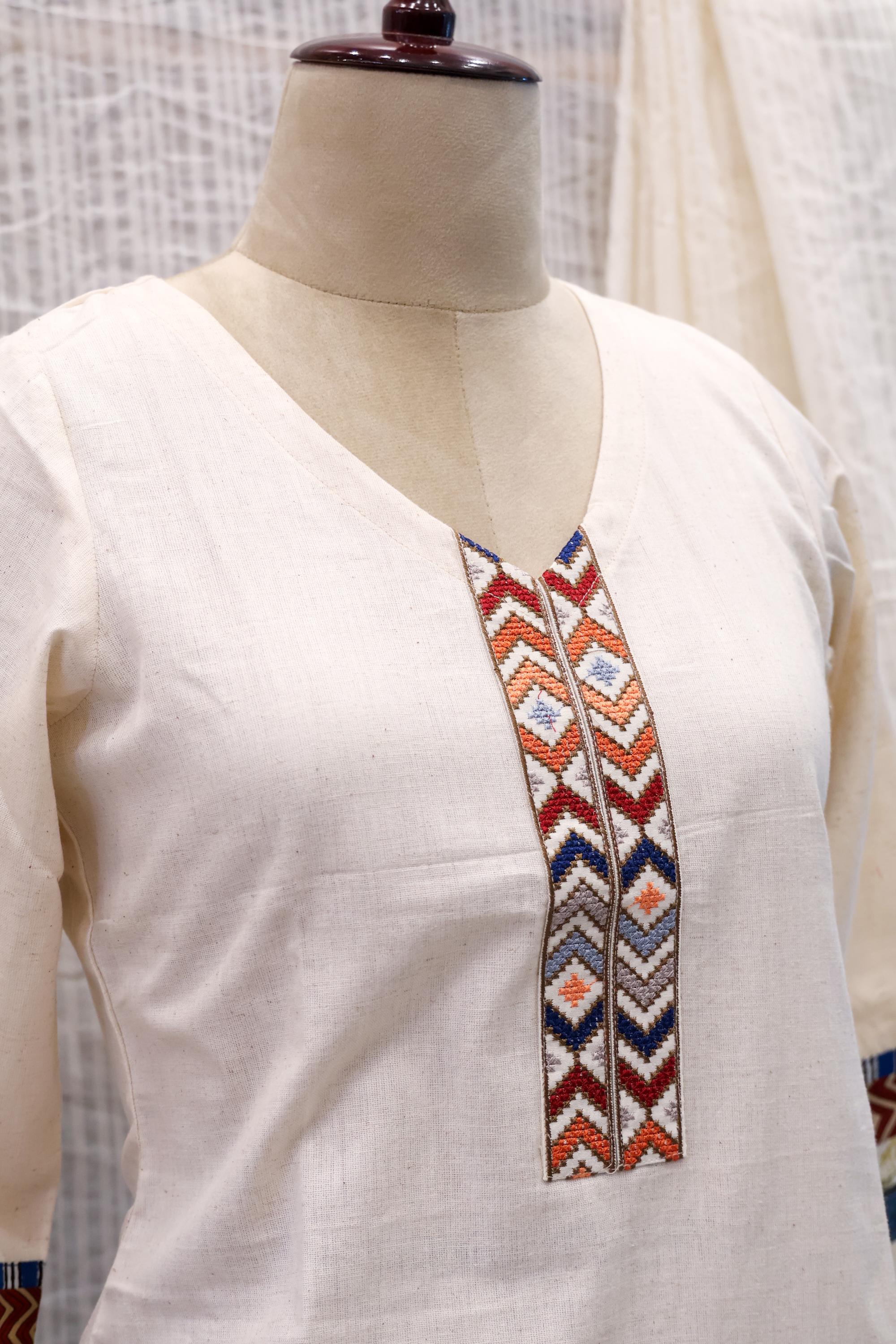 Classic Cotton Kurti Ready-to-Wear – Elegant Ethnic Design RMK 26001