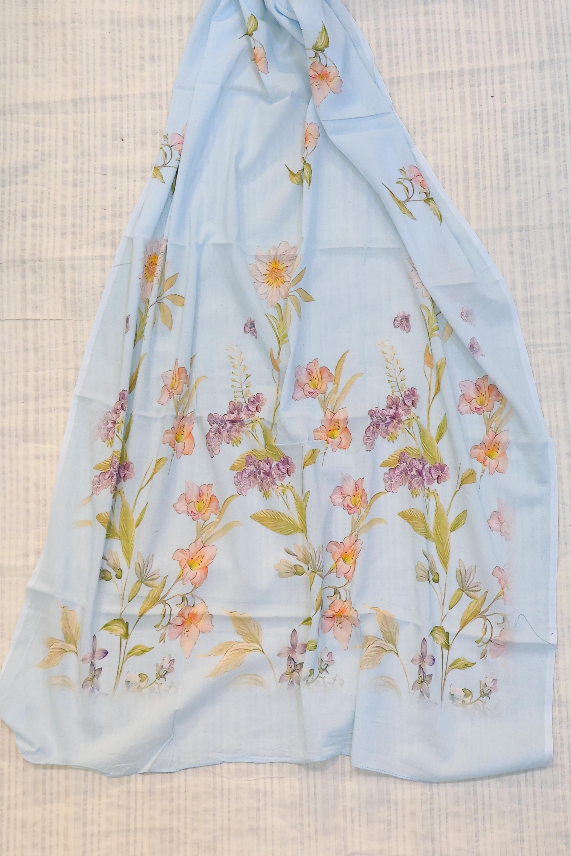 Cotton 3 Piece Unstitched Set -76