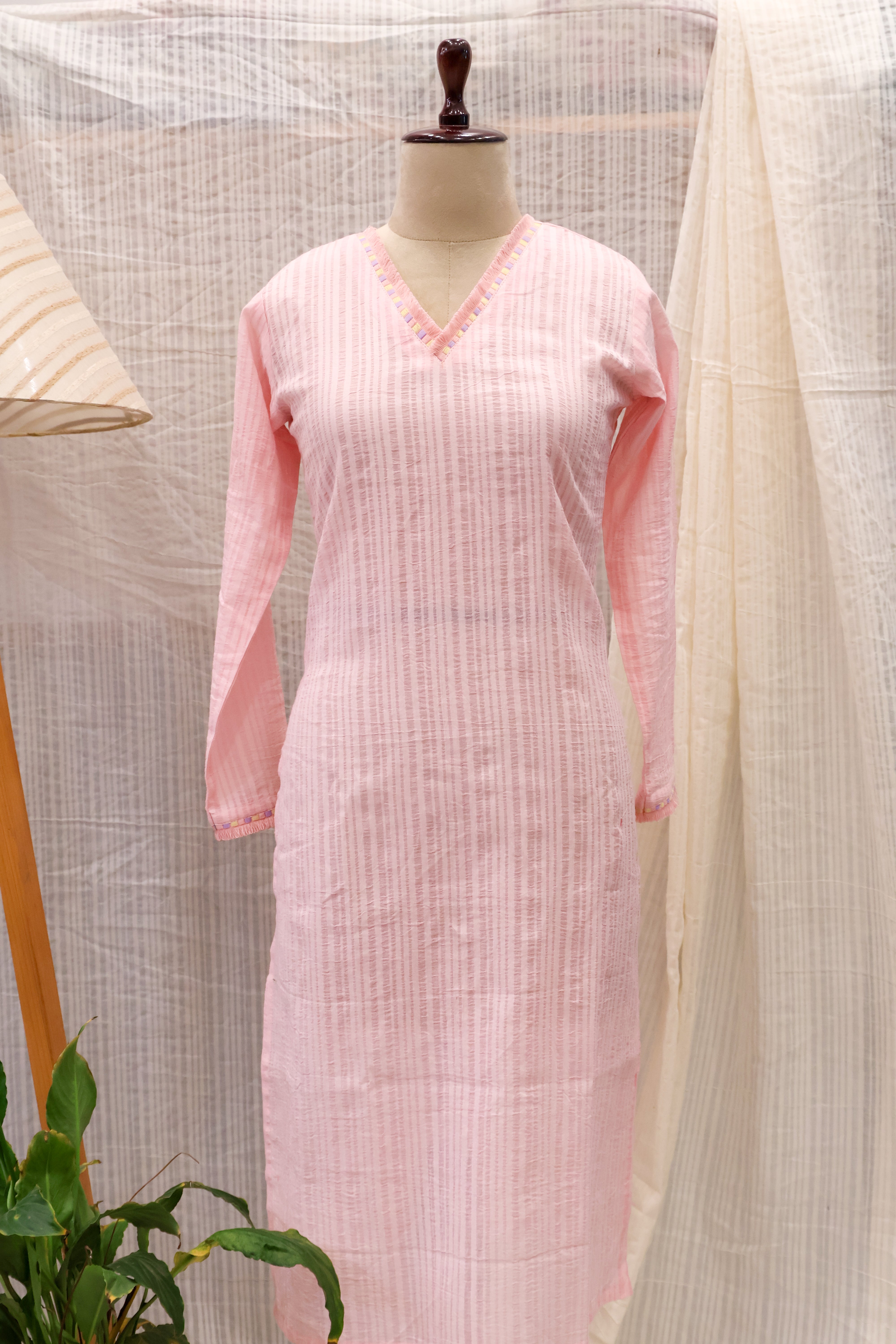 Cotton Ready-to-Wear Kurta - Elegant Ethnic Design RMK-26-018