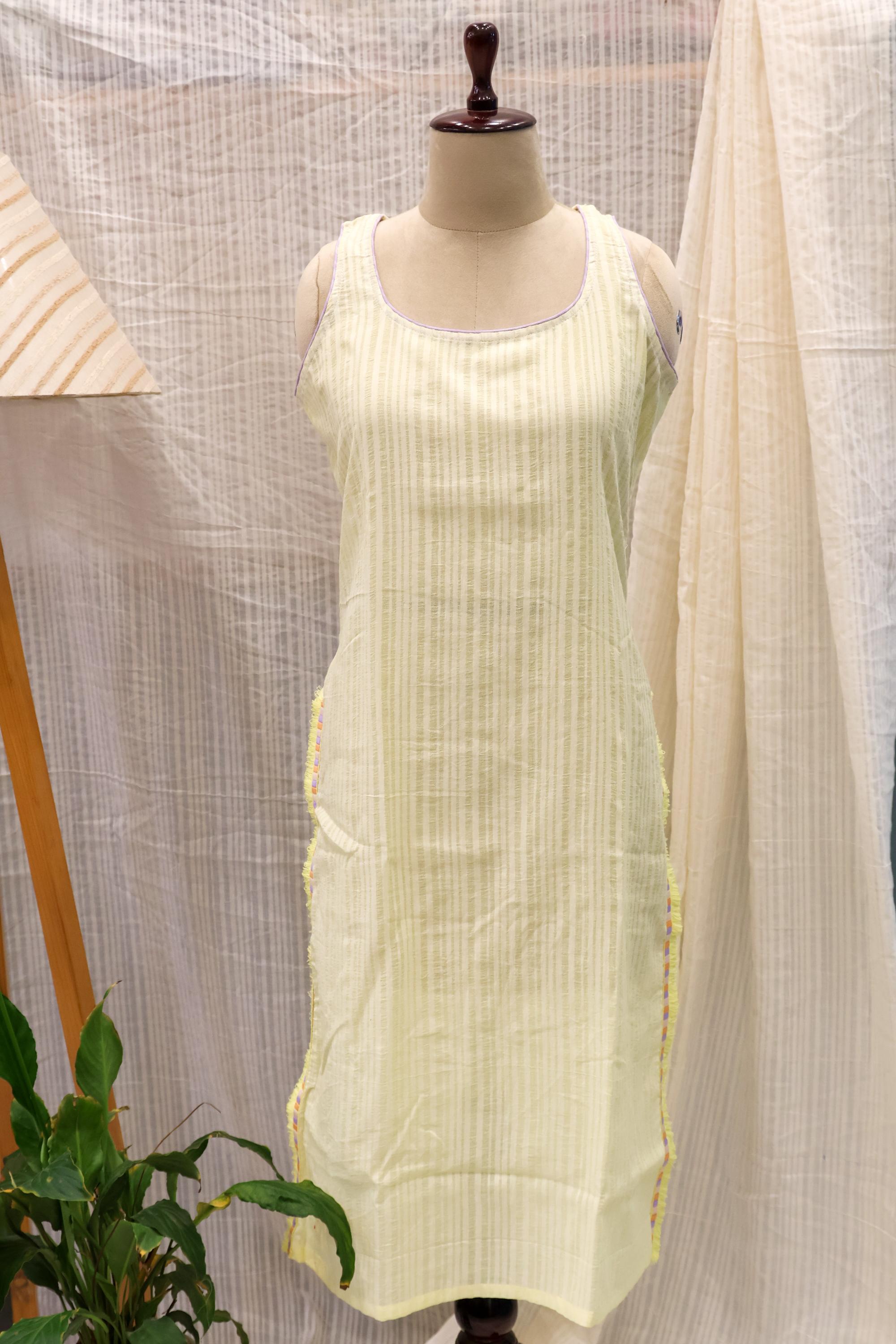 Cotton Ready-to-Wear Kurta - Elegant Ethnic Design RMK-26-019