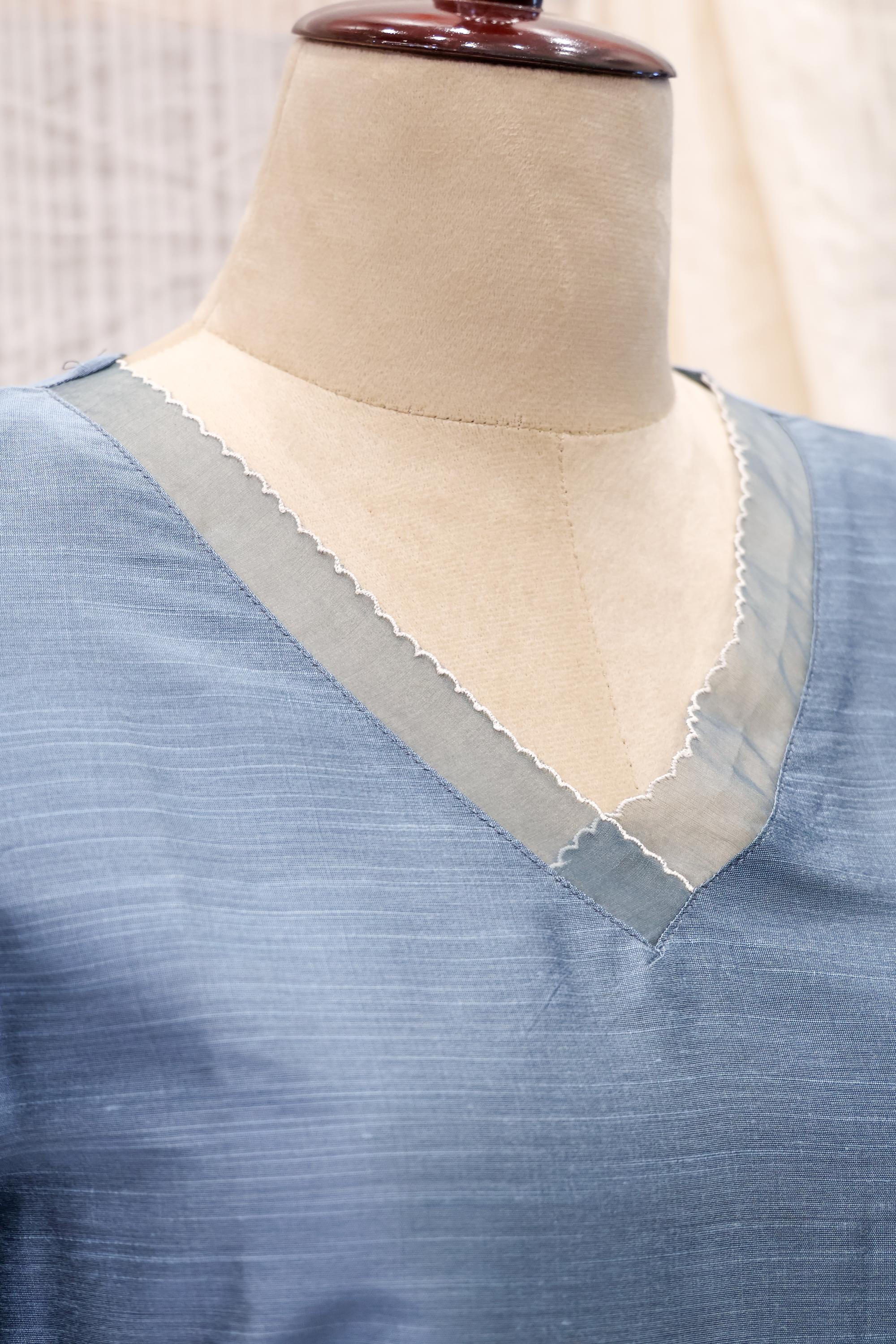 Cotton Silk Ready-to-Wear Kurta - Elegant Ethnic Design RMK-124