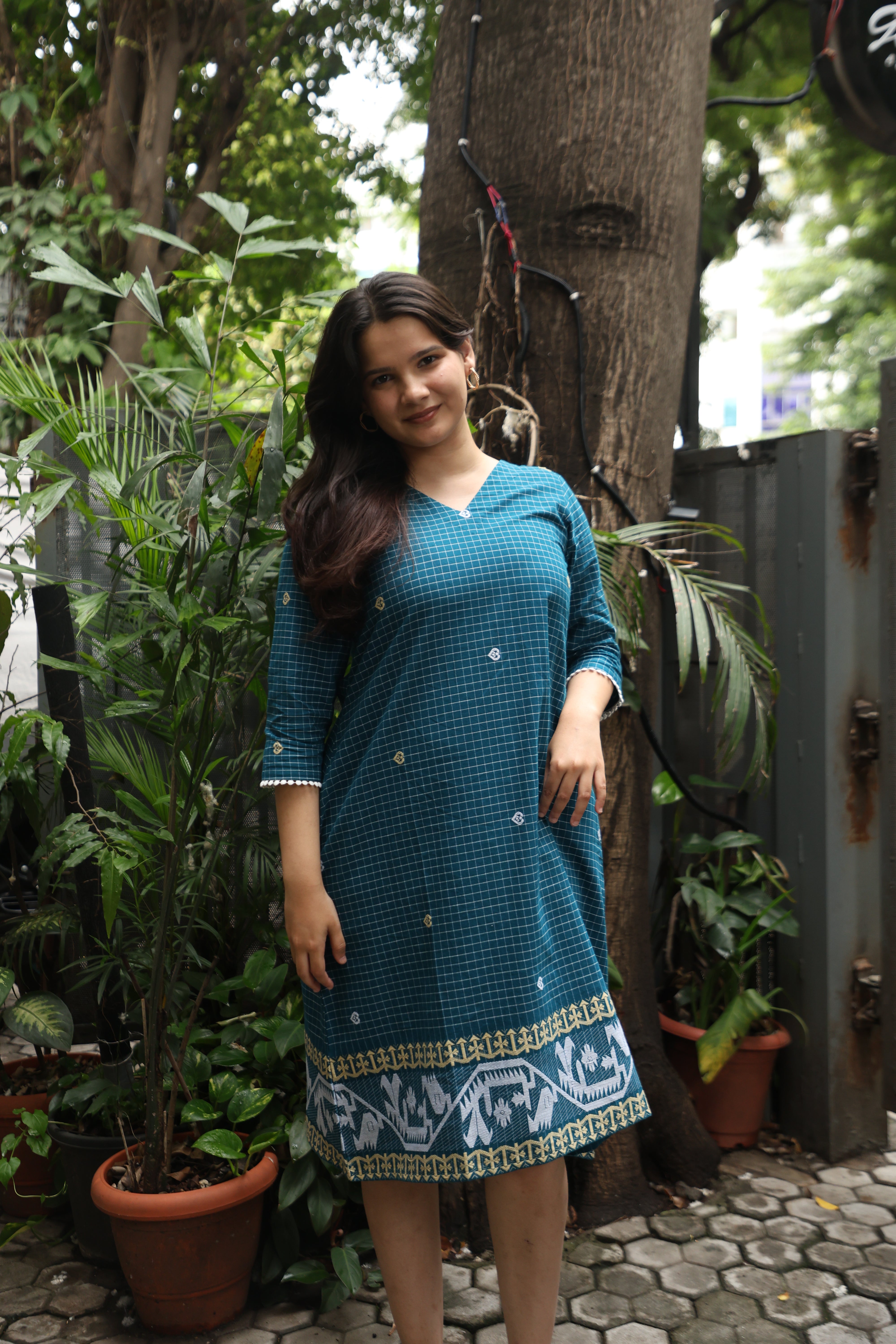 Cotton Ready-to-WearDress- Elegant Ethnic Design RMK-24
