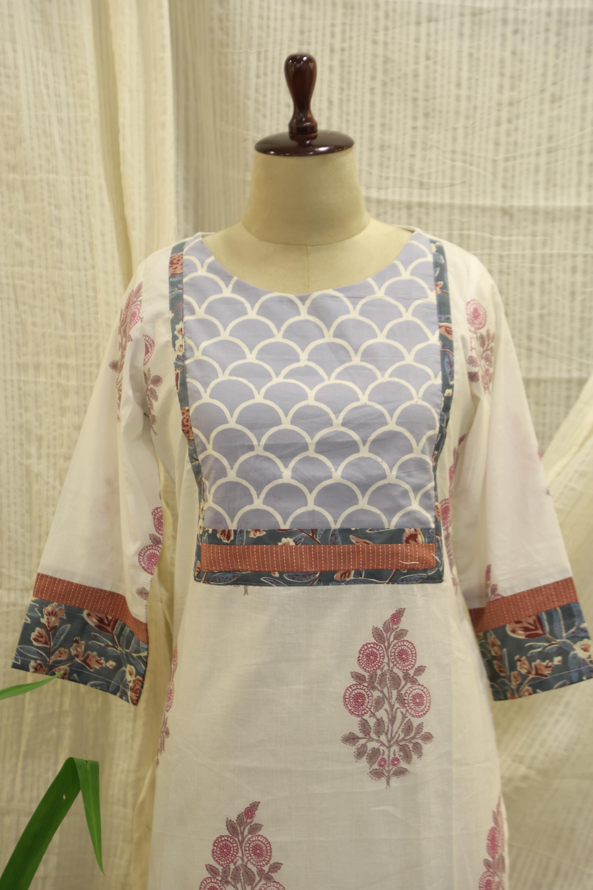 Cotton Ready-to-Wear Kurta - Elegant Ethnic Design RMK-003