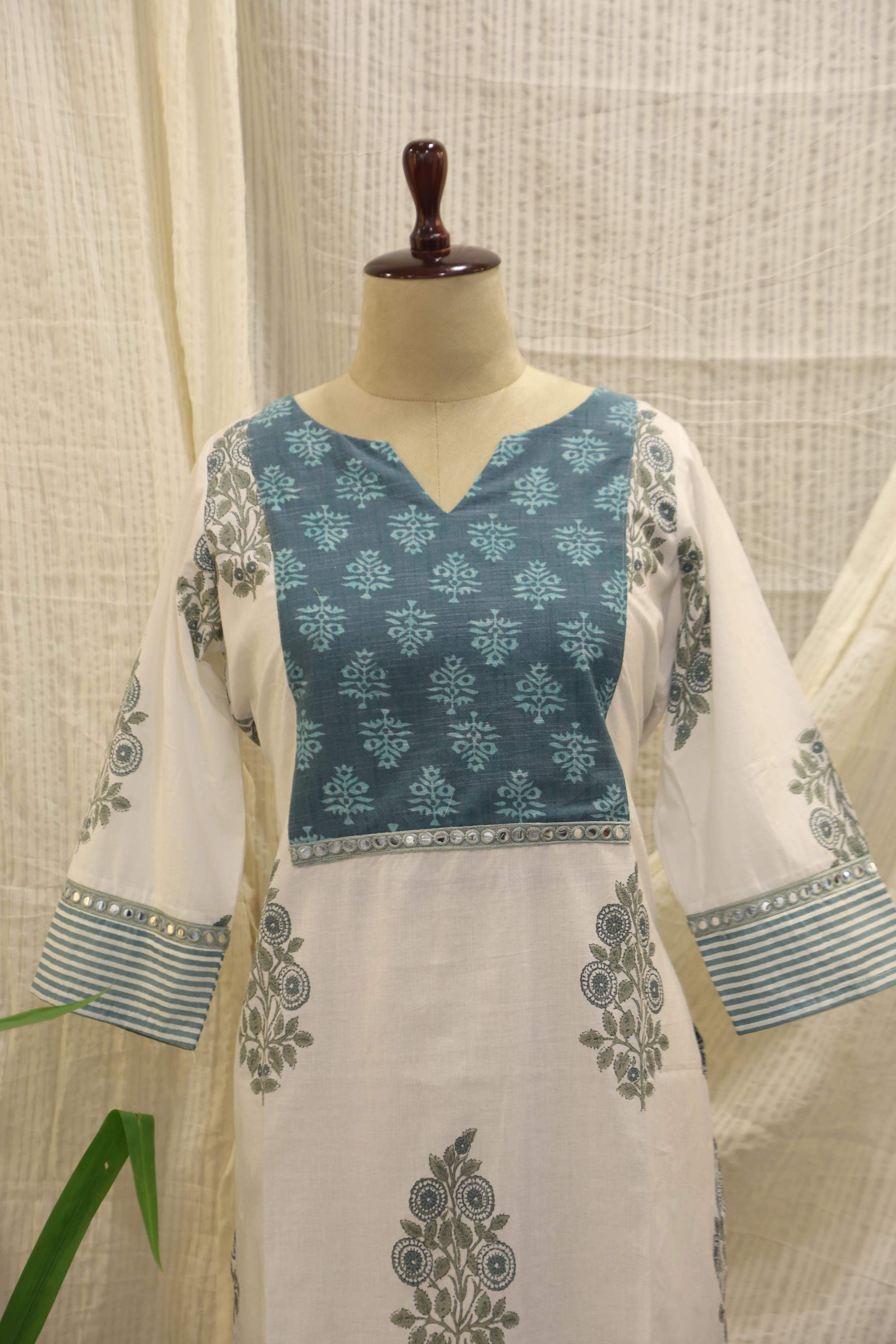 Cotton Ready-to-Wear Kurta - Elegant Ethnic Design RMK-004