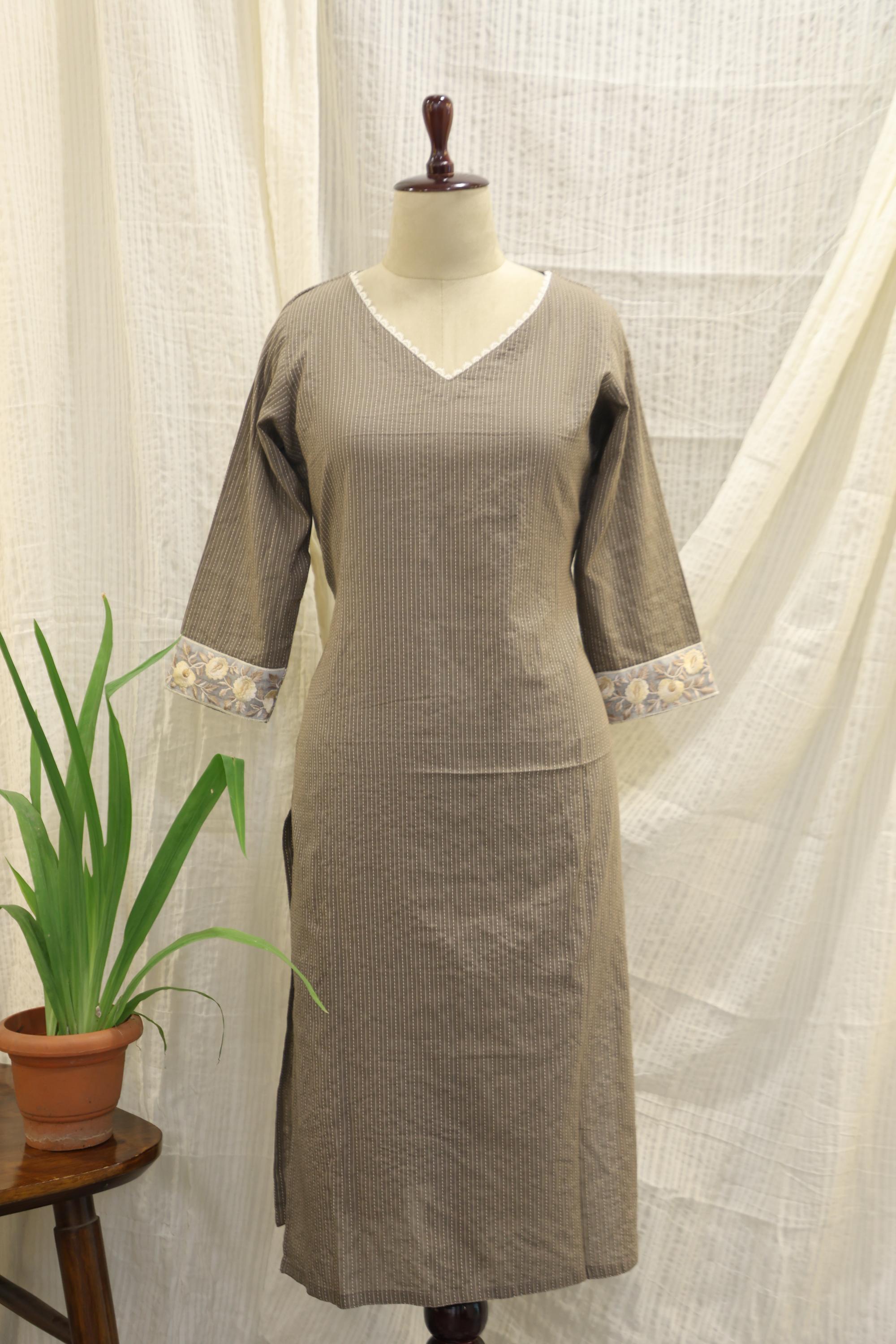 Cotton Ready-to-Wear Kurta - Elegant Ethnic Design RMK-002