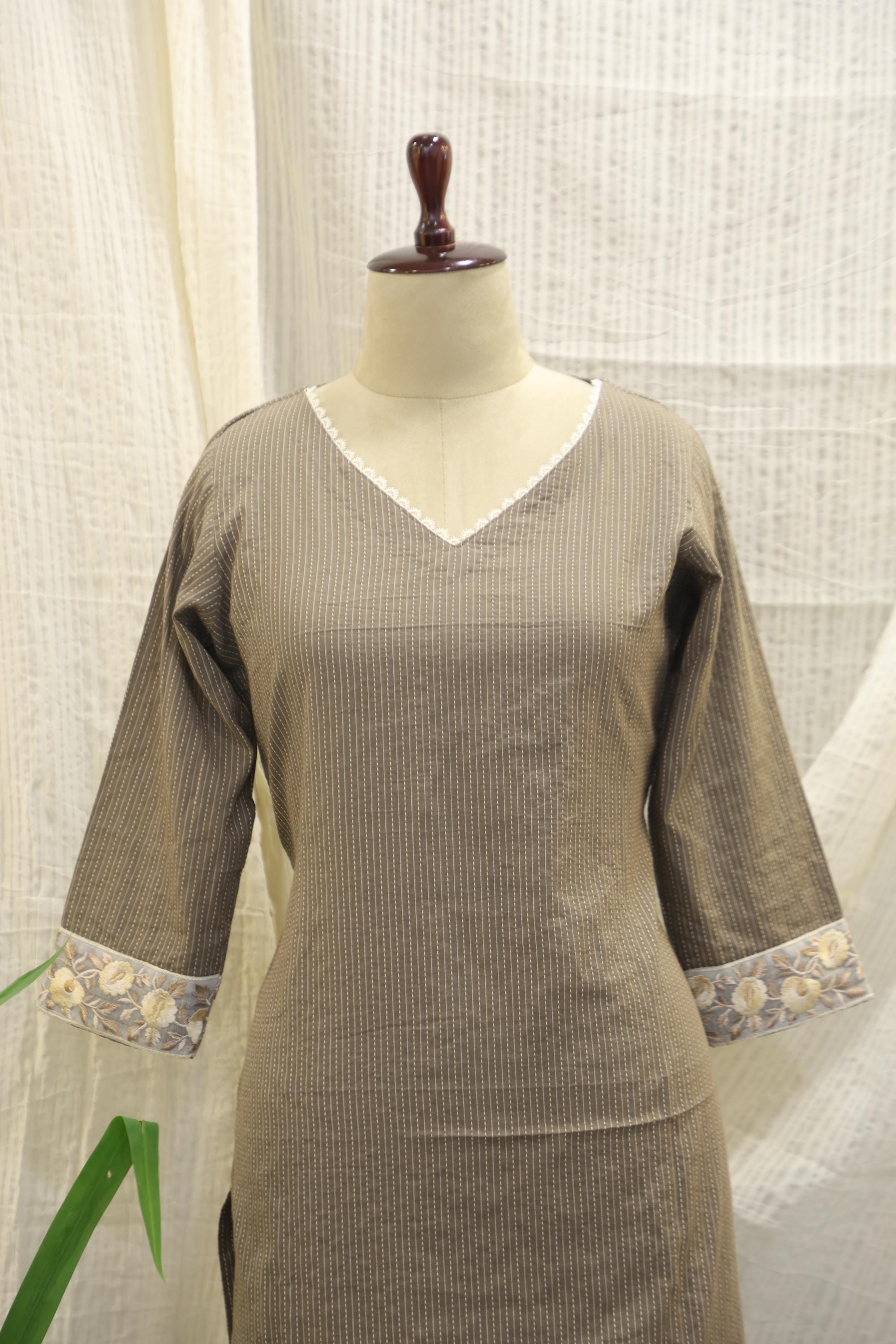 Cotton Ready-to-Wear Kurta - Elegant Ethnic Design RMK-002
