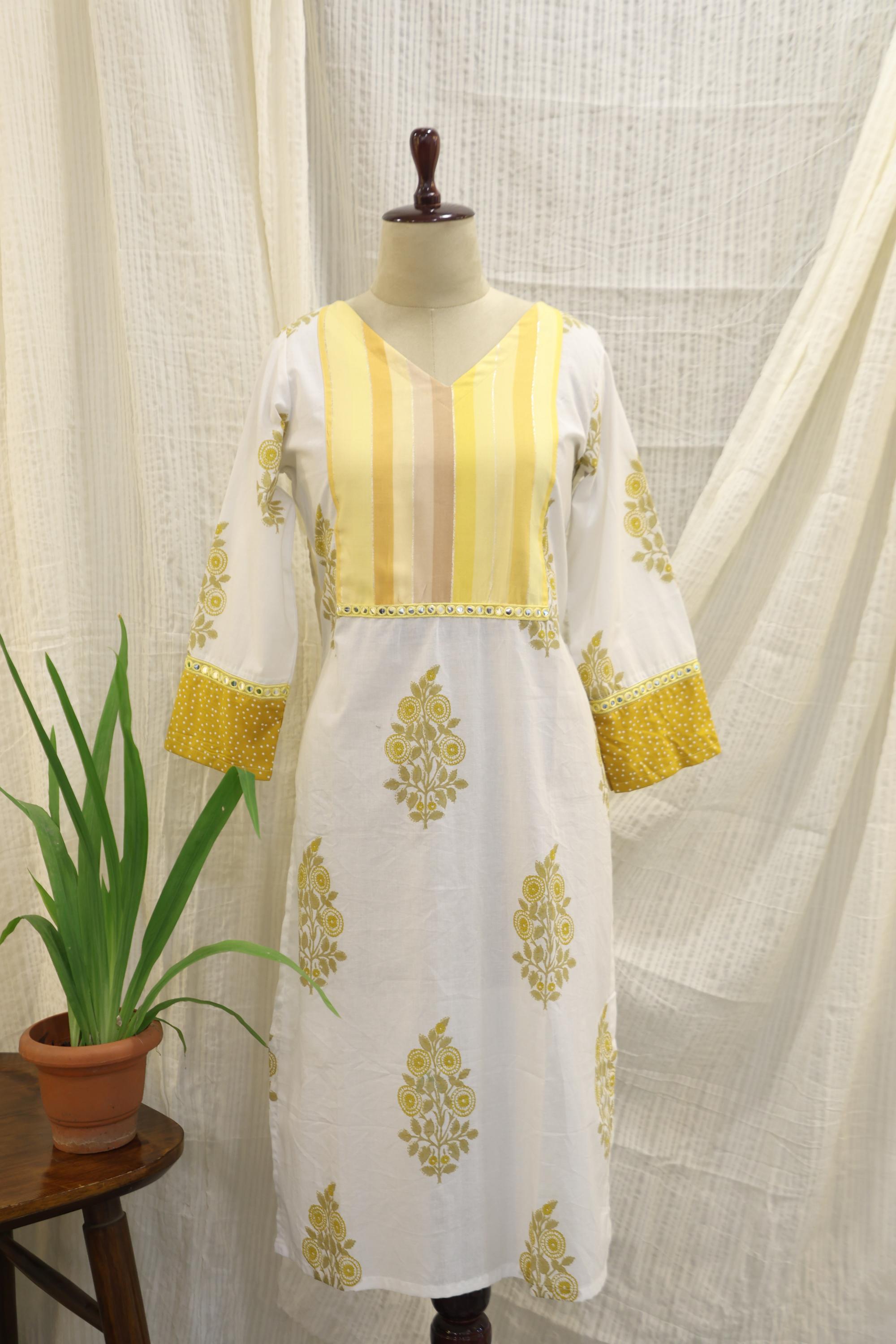 Cotton Ready-to-Wear Kurta - Elegant Ethnic Design RMK-005