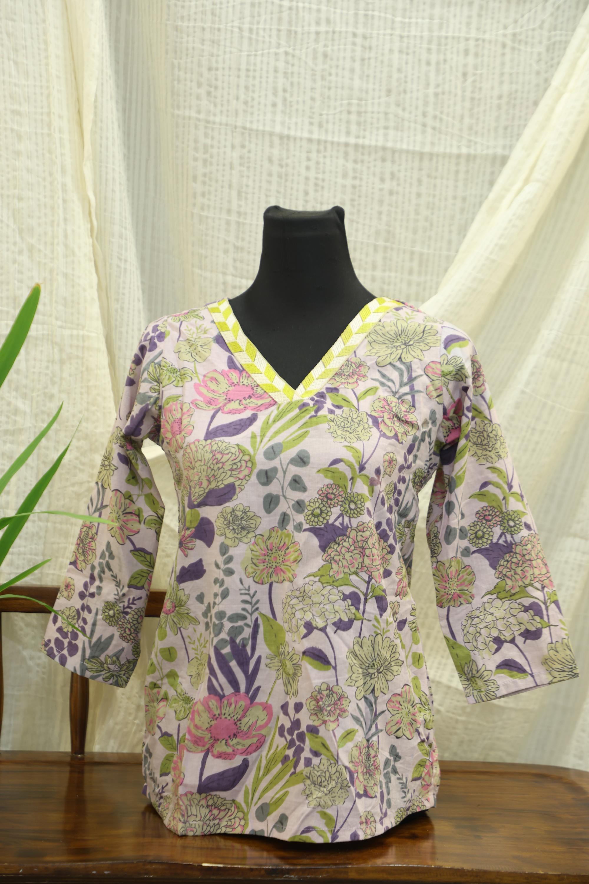 Cotton Ready-to-WearTunics - Elegant Design RMT-04