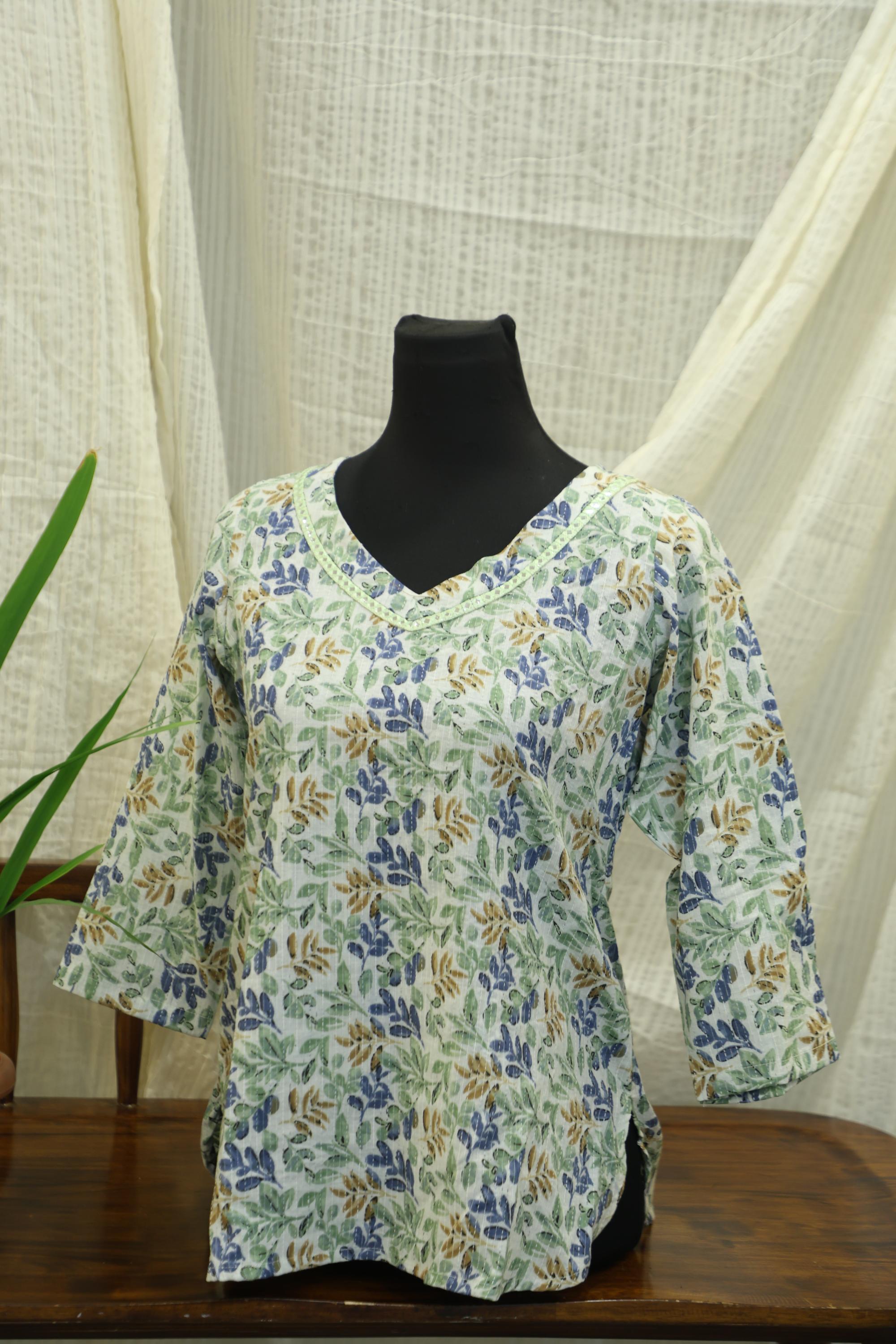 Cotton Ready-to-WearTunics - Elegant Design RMT-06