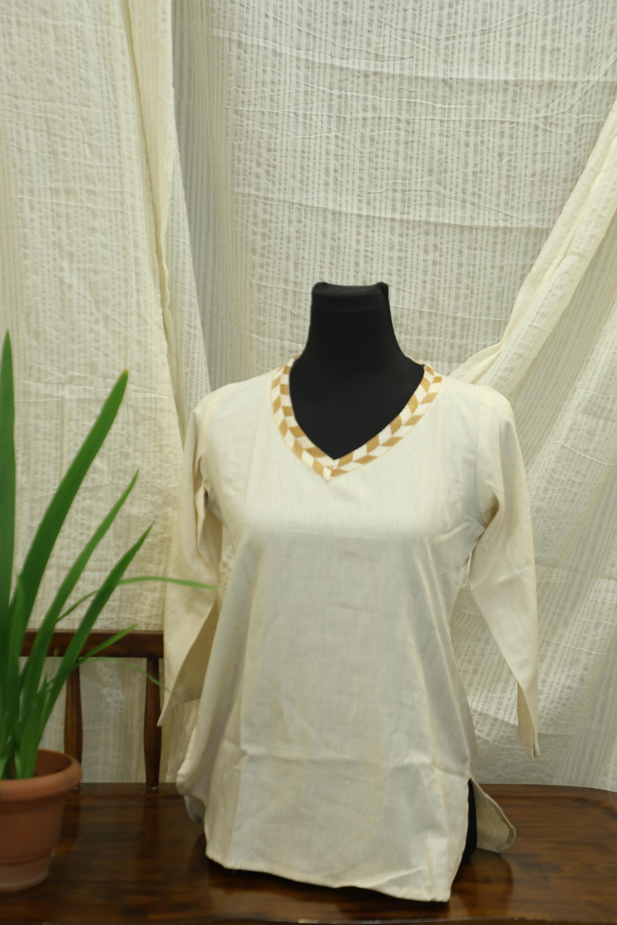 Cotton Ready-to-WearTunics - Elegant Design RMT-08