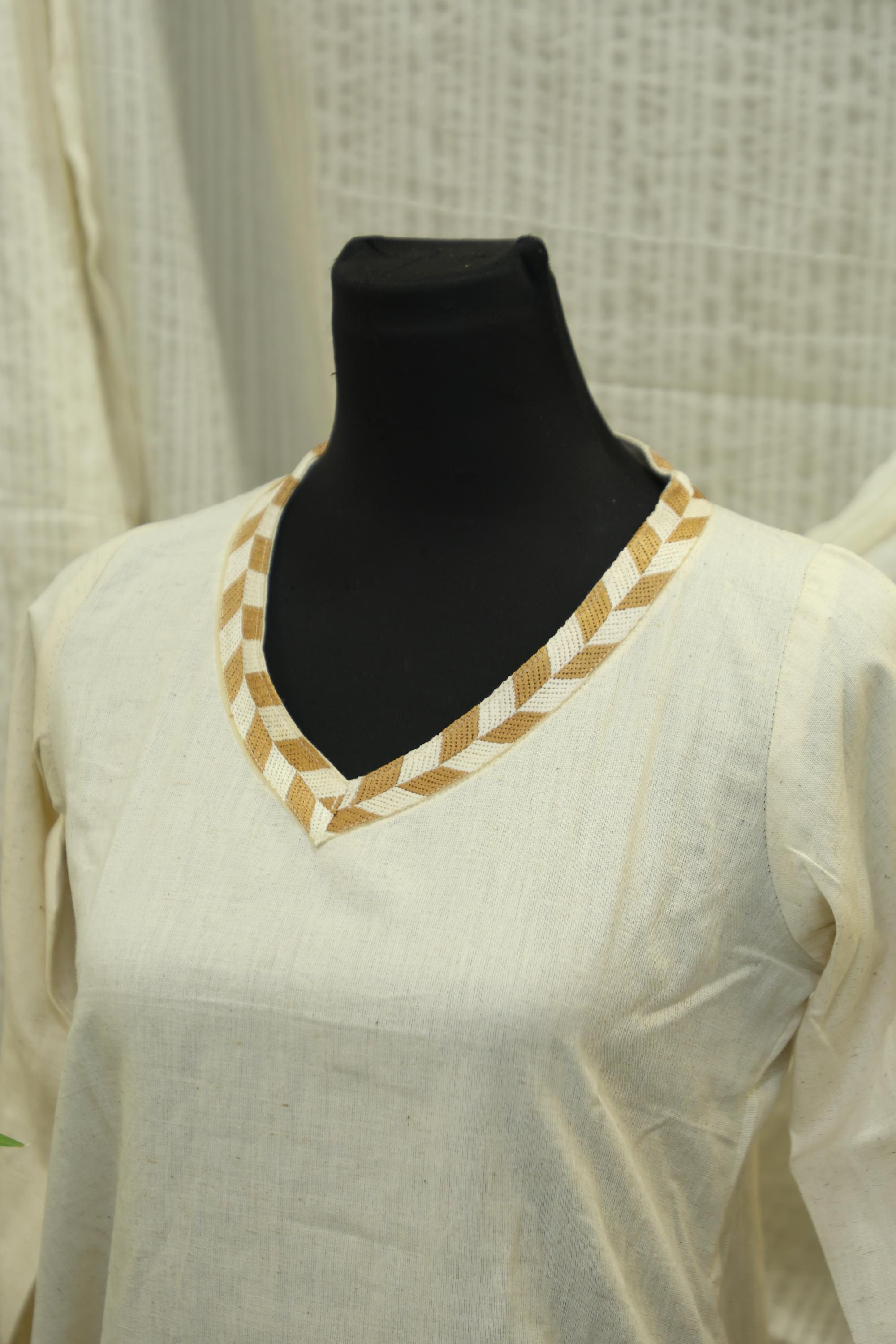 Cotton Ready-to-WearTunics - Elegant Design RMT-08