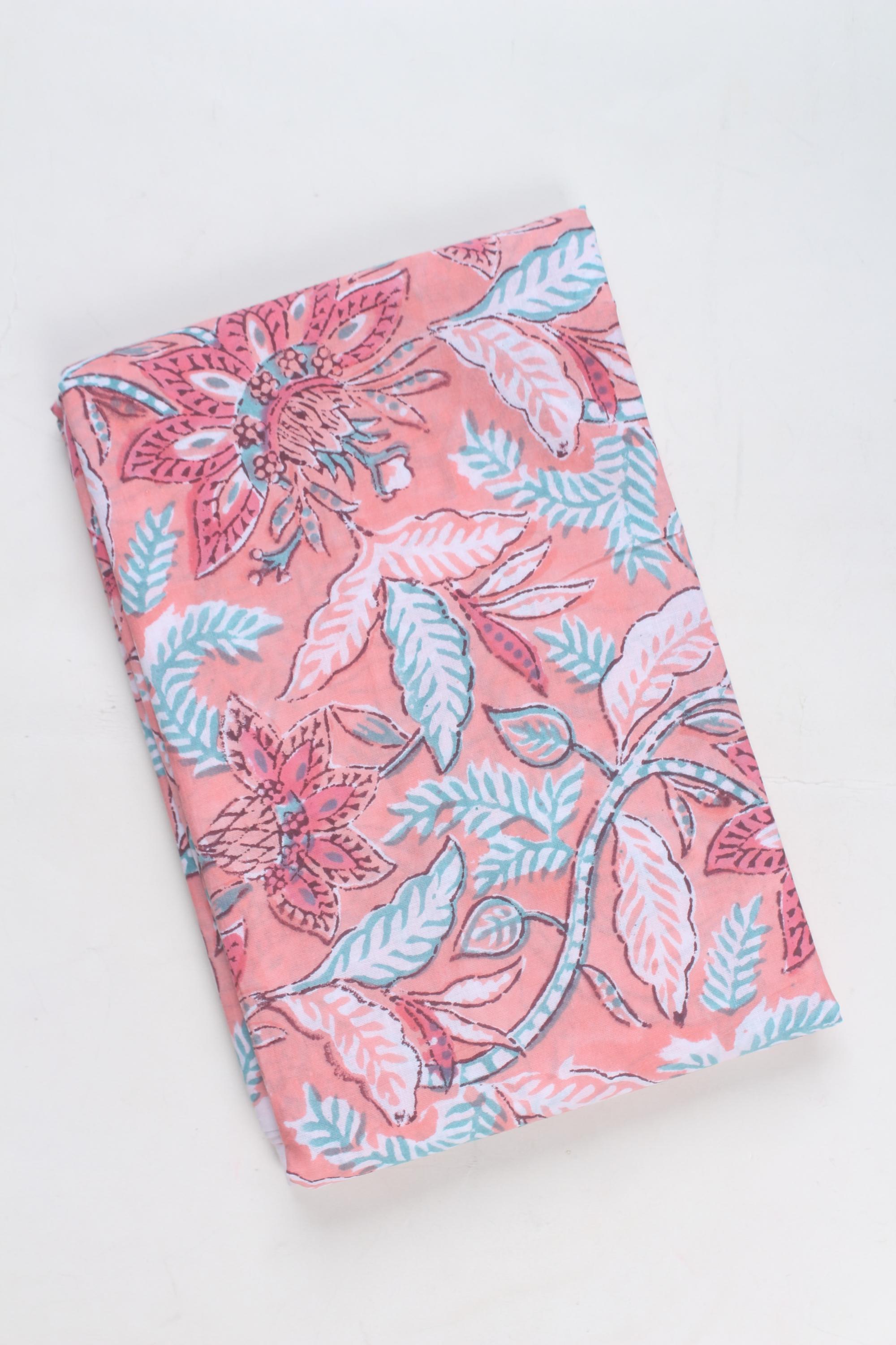 Embroidered fabric set of 2