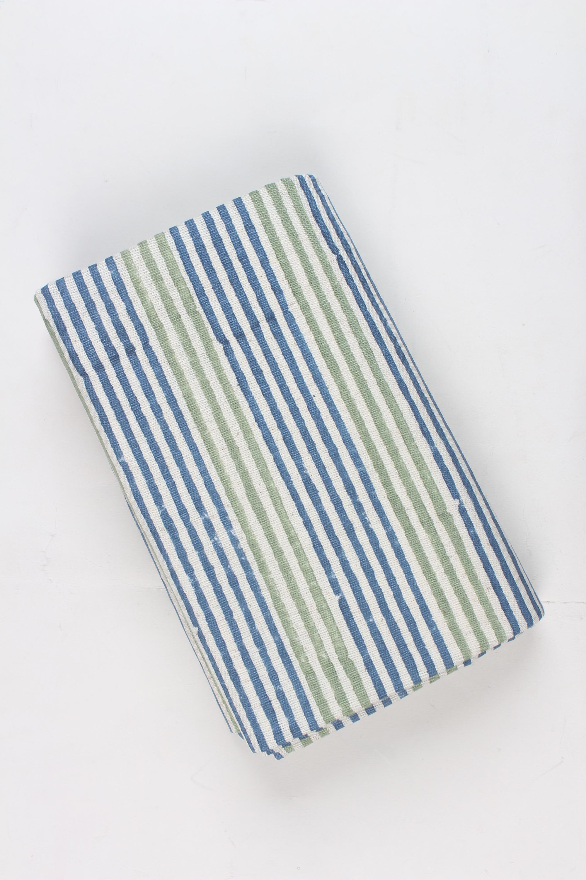 Embroidered fabric set of 2