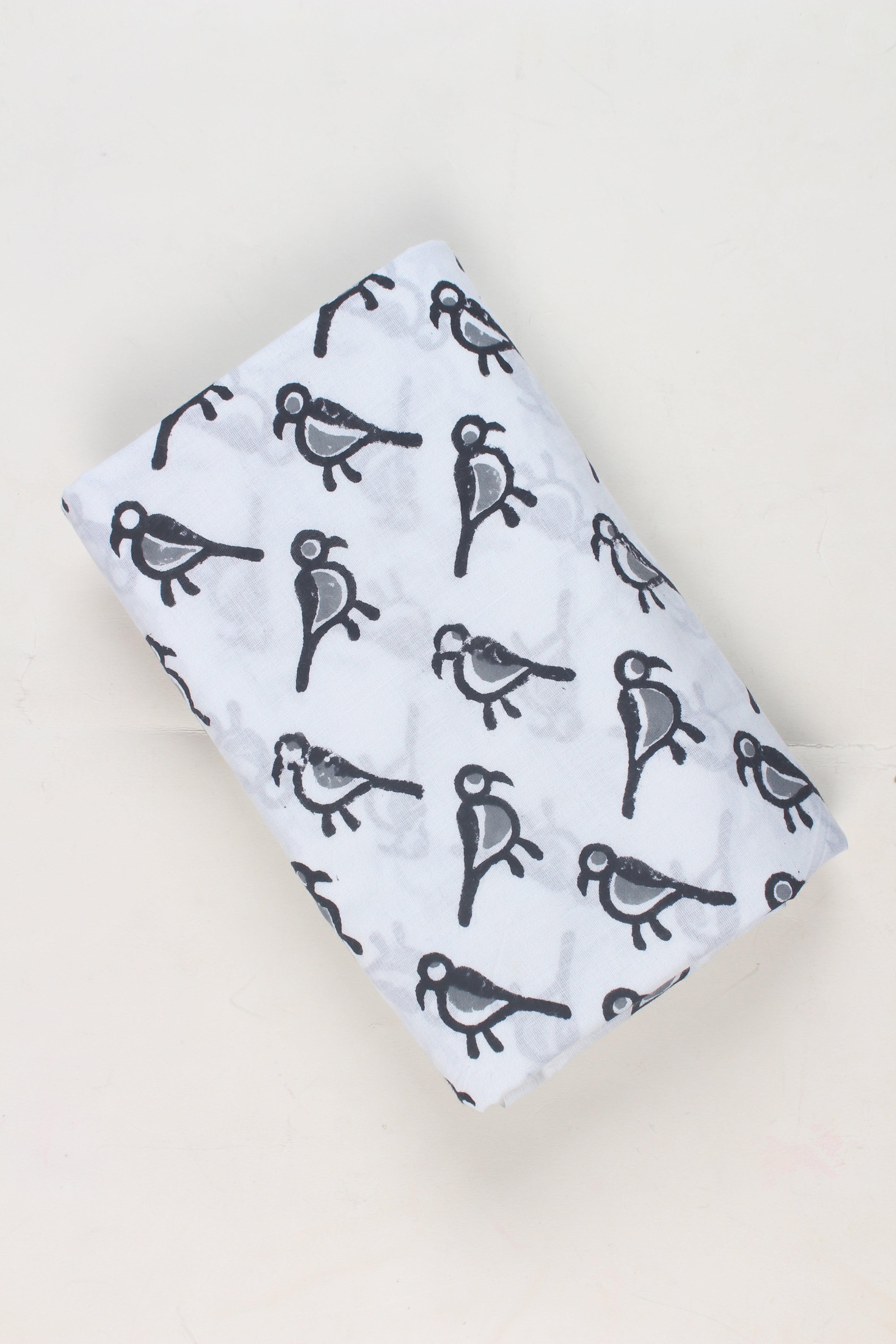 Embroidered fabric set of 2