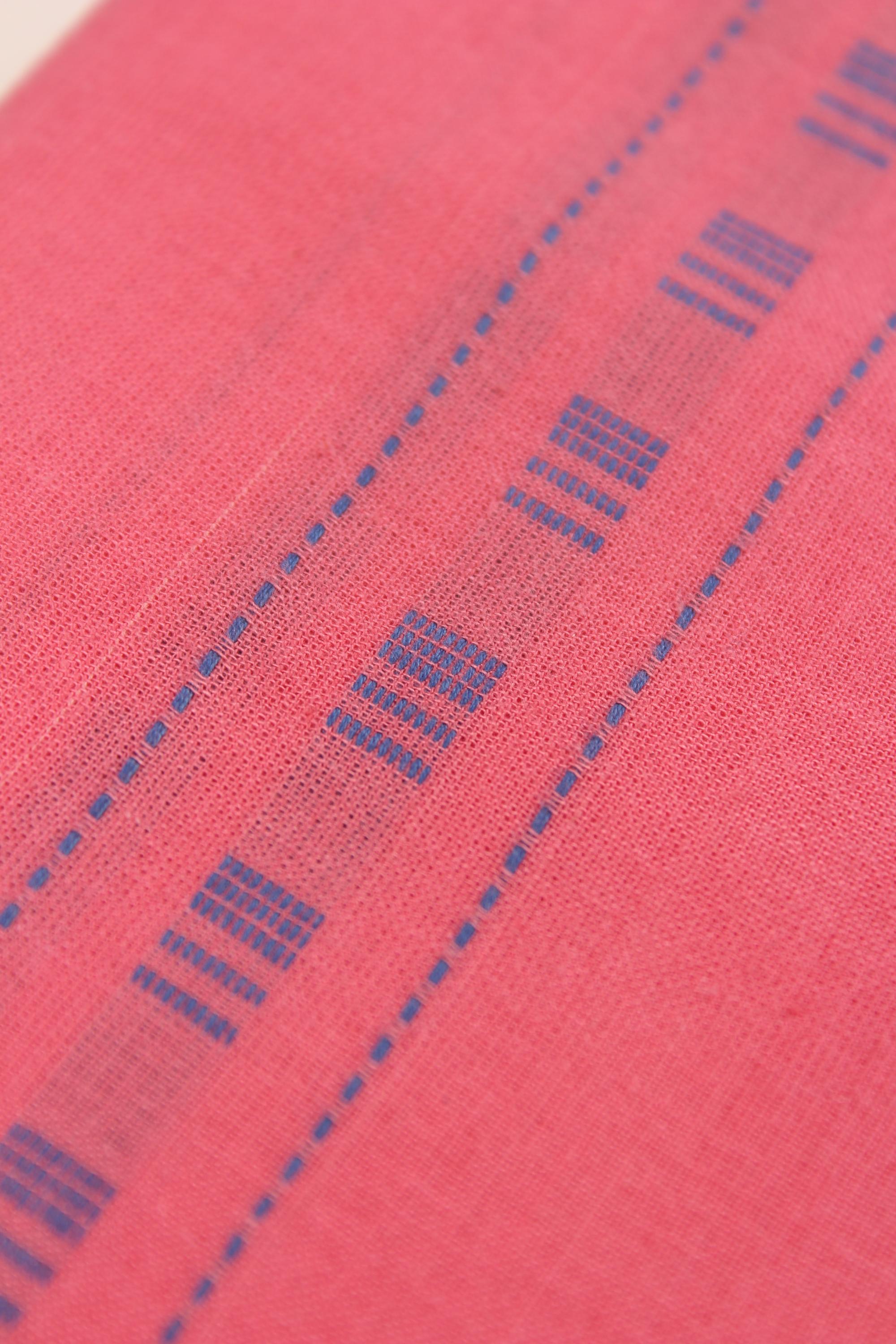 Embroidered fabric set of 2