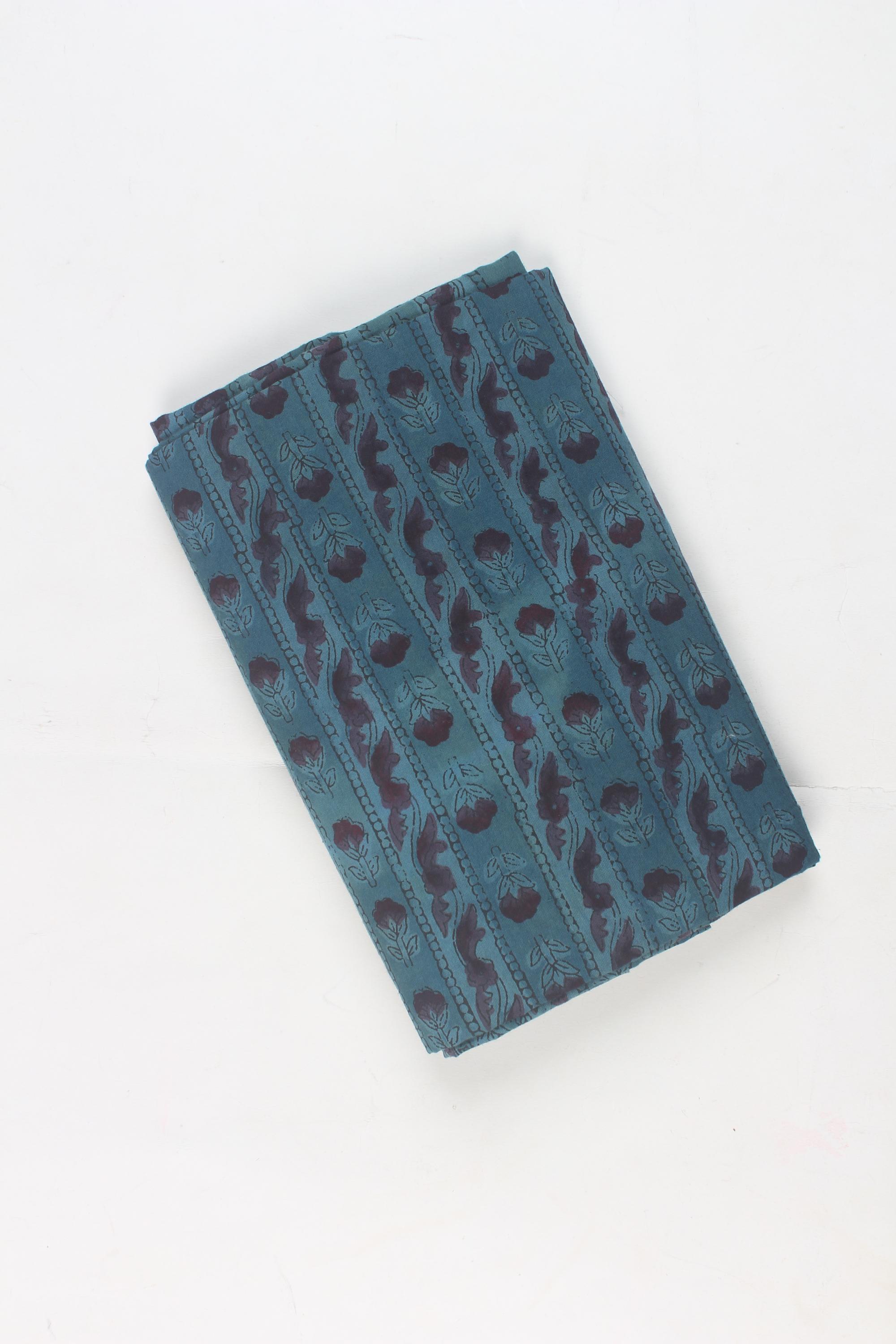 Embroidered fabric set of 2