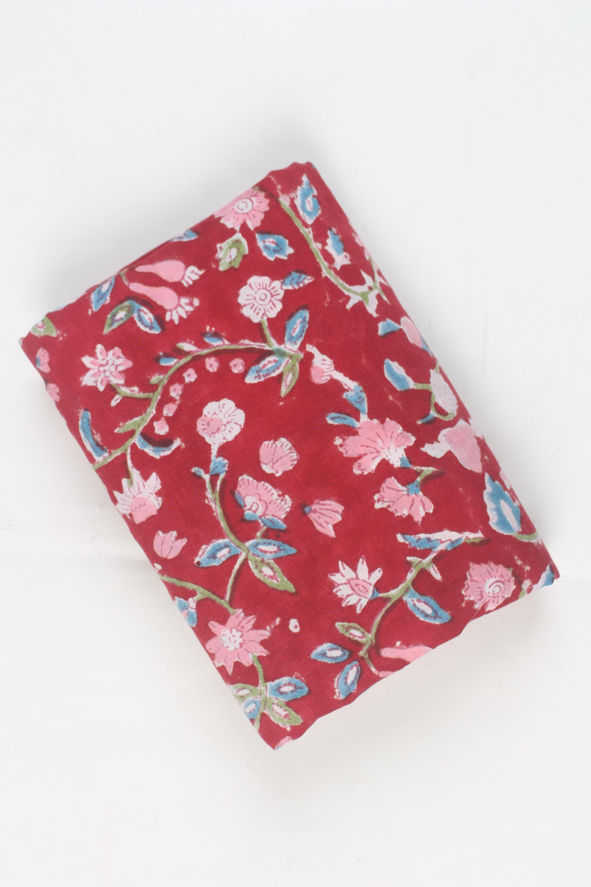 Embroidered fabric set of 2