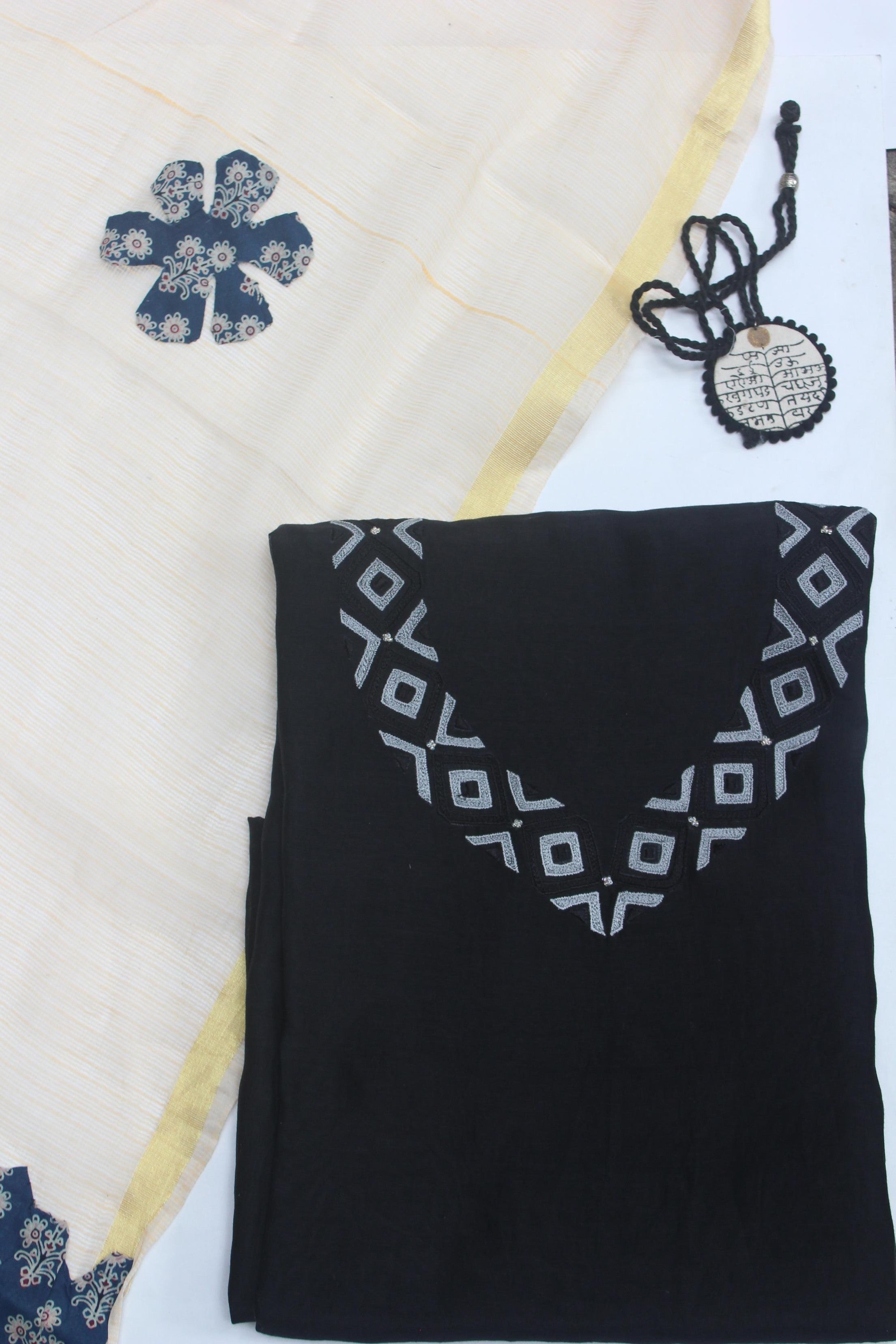 Mul chanderi set-100