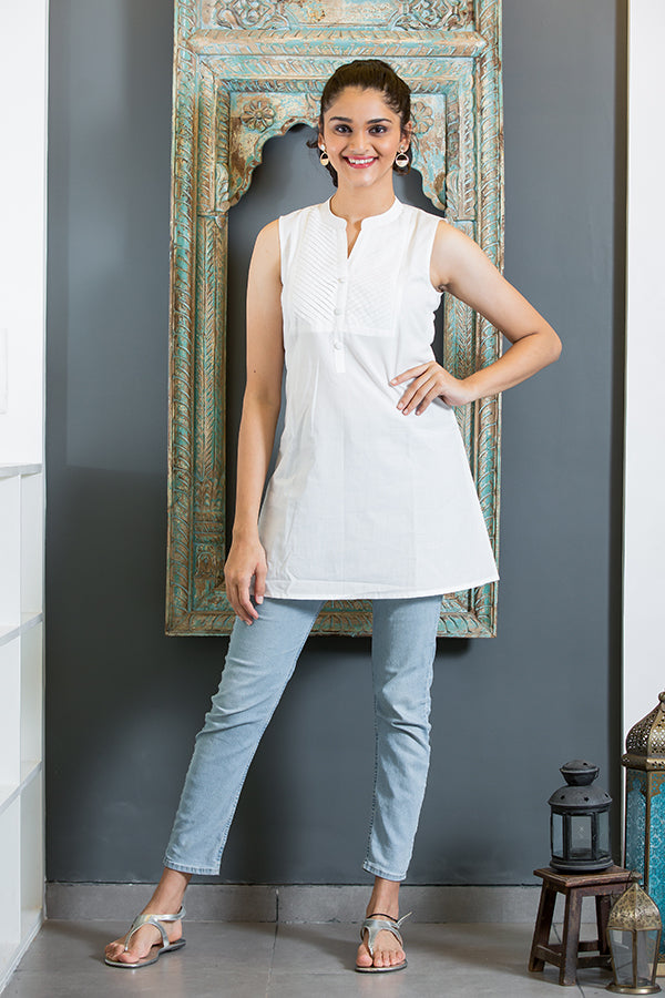 Classic White Cotton Top
