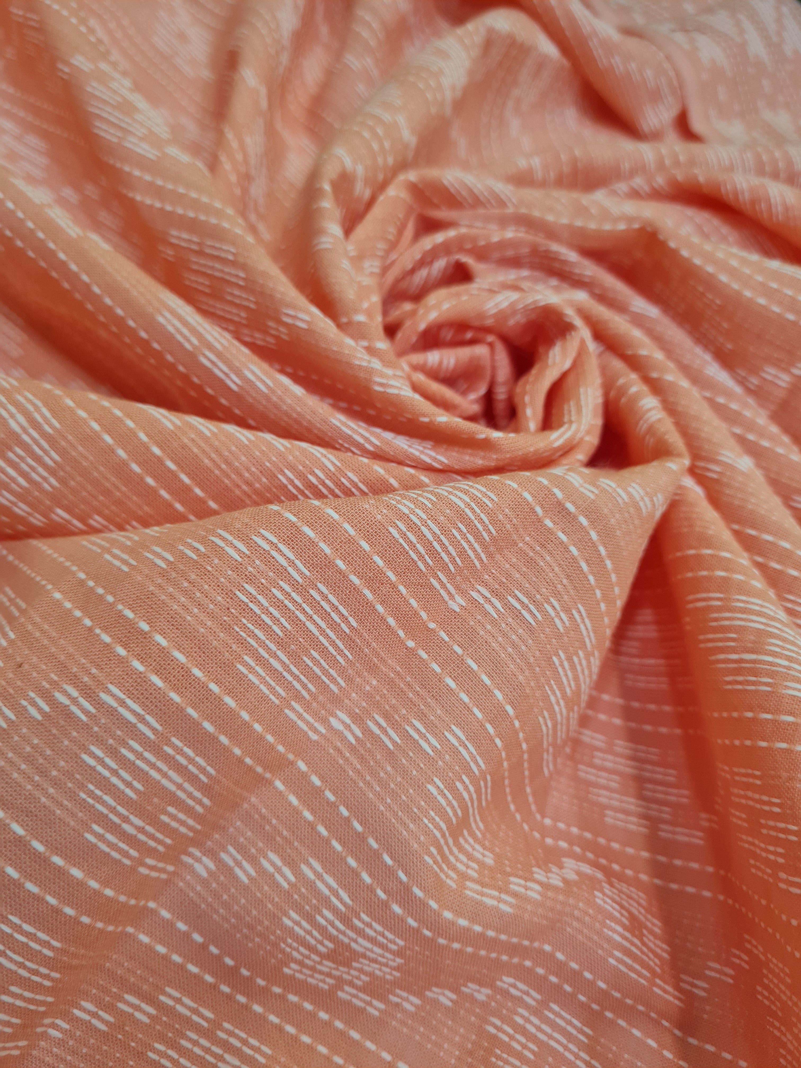 Pure Cotton Unstitched Kurta Fabric - Traditional Ethnic Wear