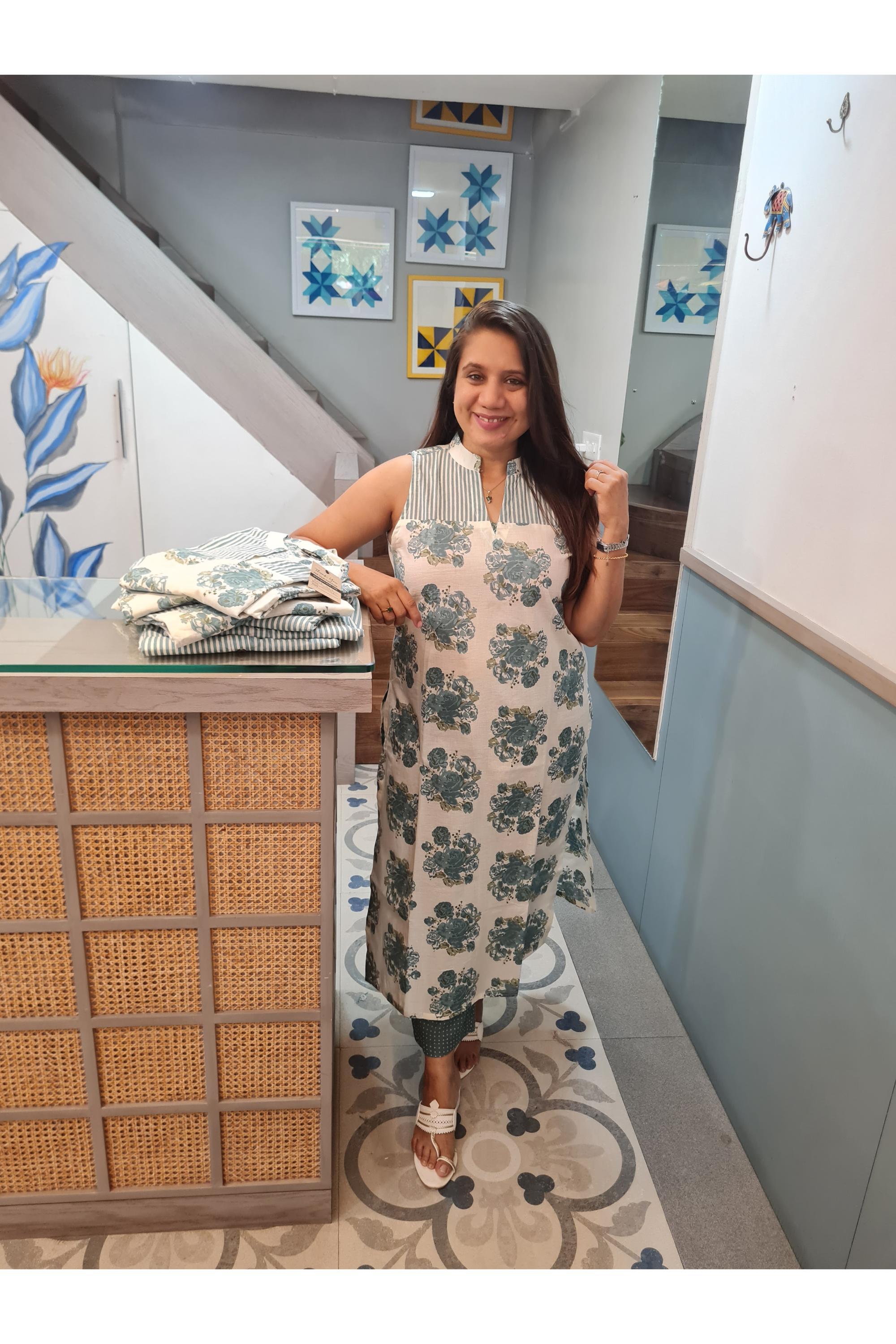 Cotton Ready-to-Wear Kurta - Elegant Ethnic Design RMK-324
