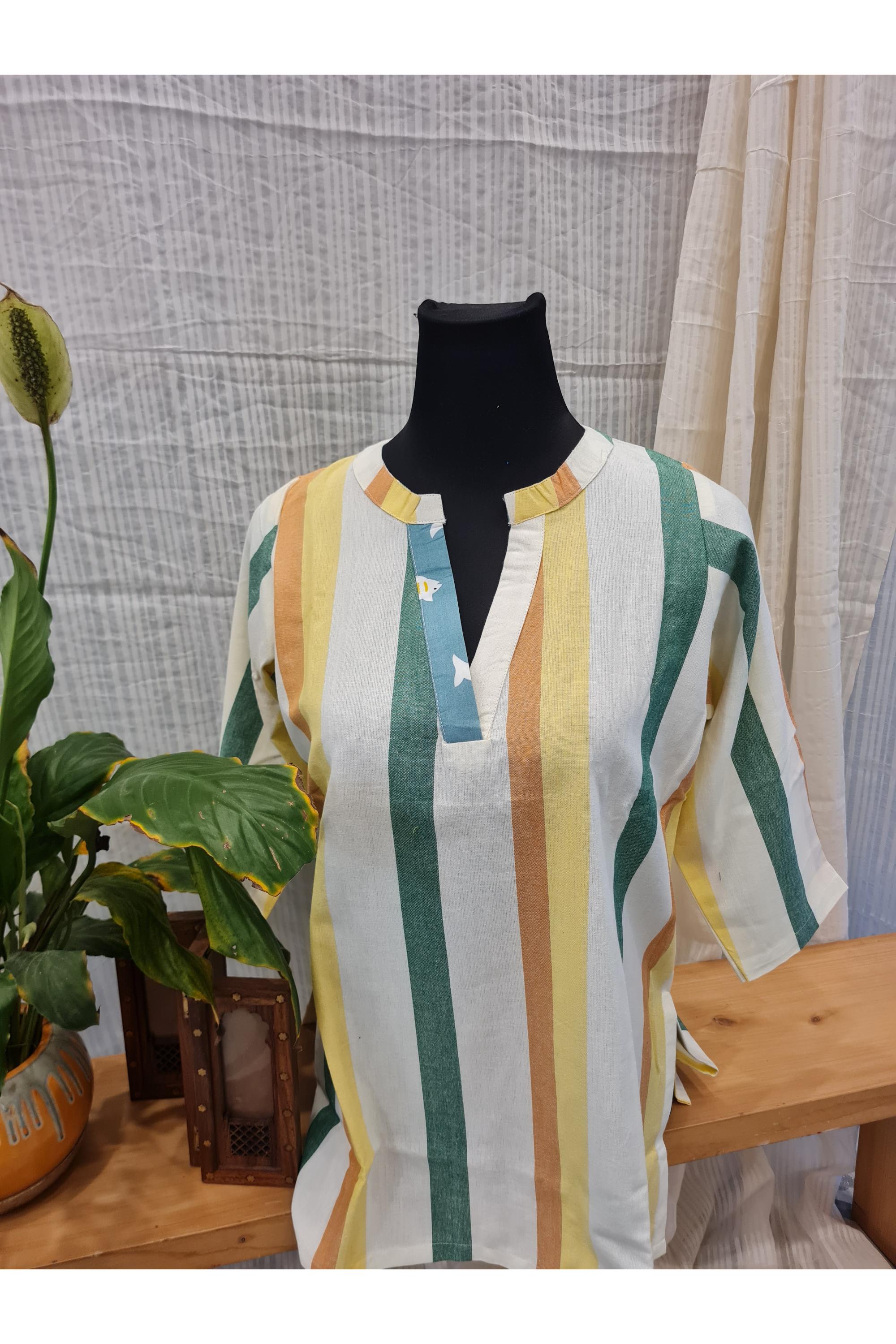 Cotton Ready-to-WearTunics - Elegant Design RMT-064