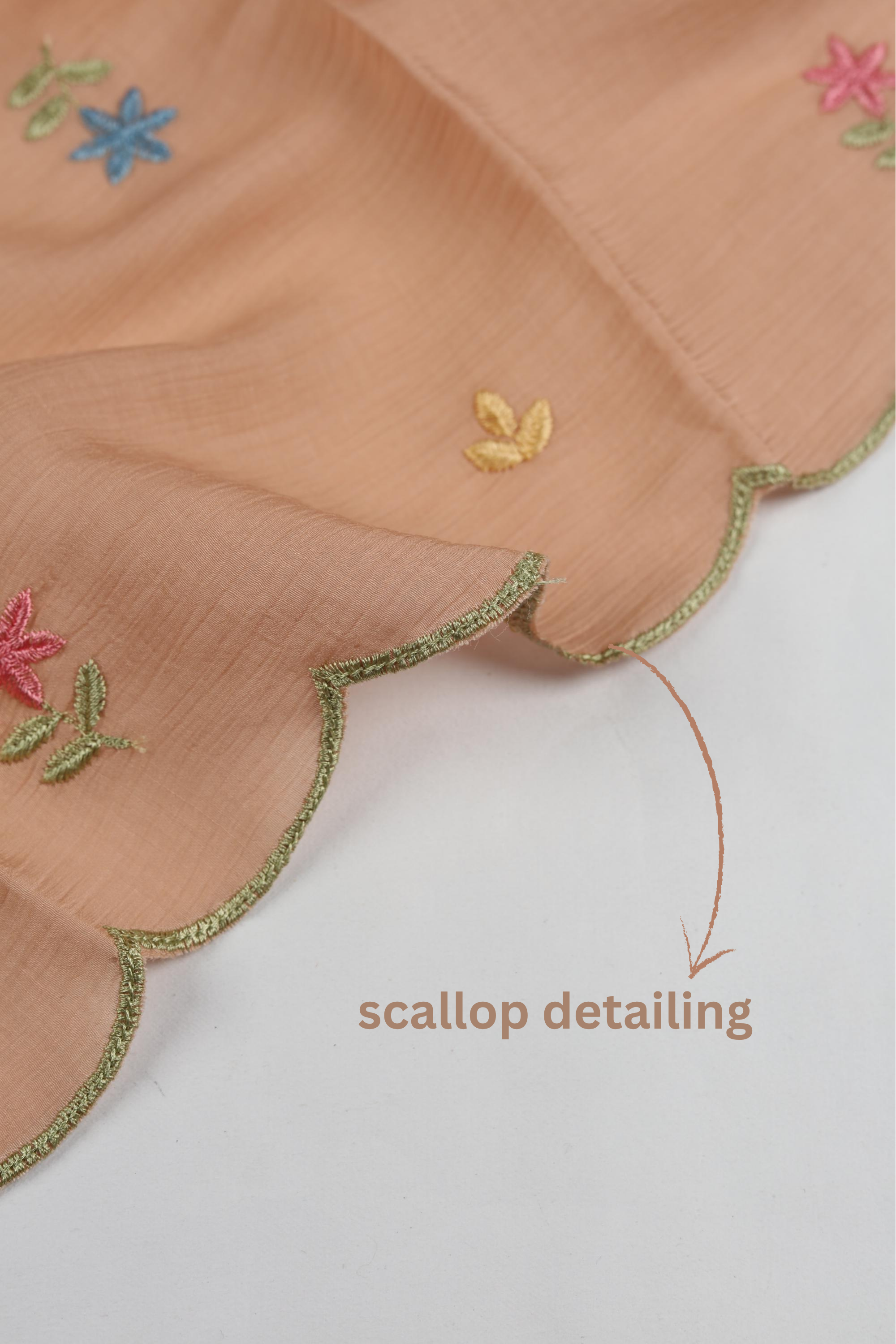 Classic French Crepe 3 Piece Unstitched Set - Floral Print