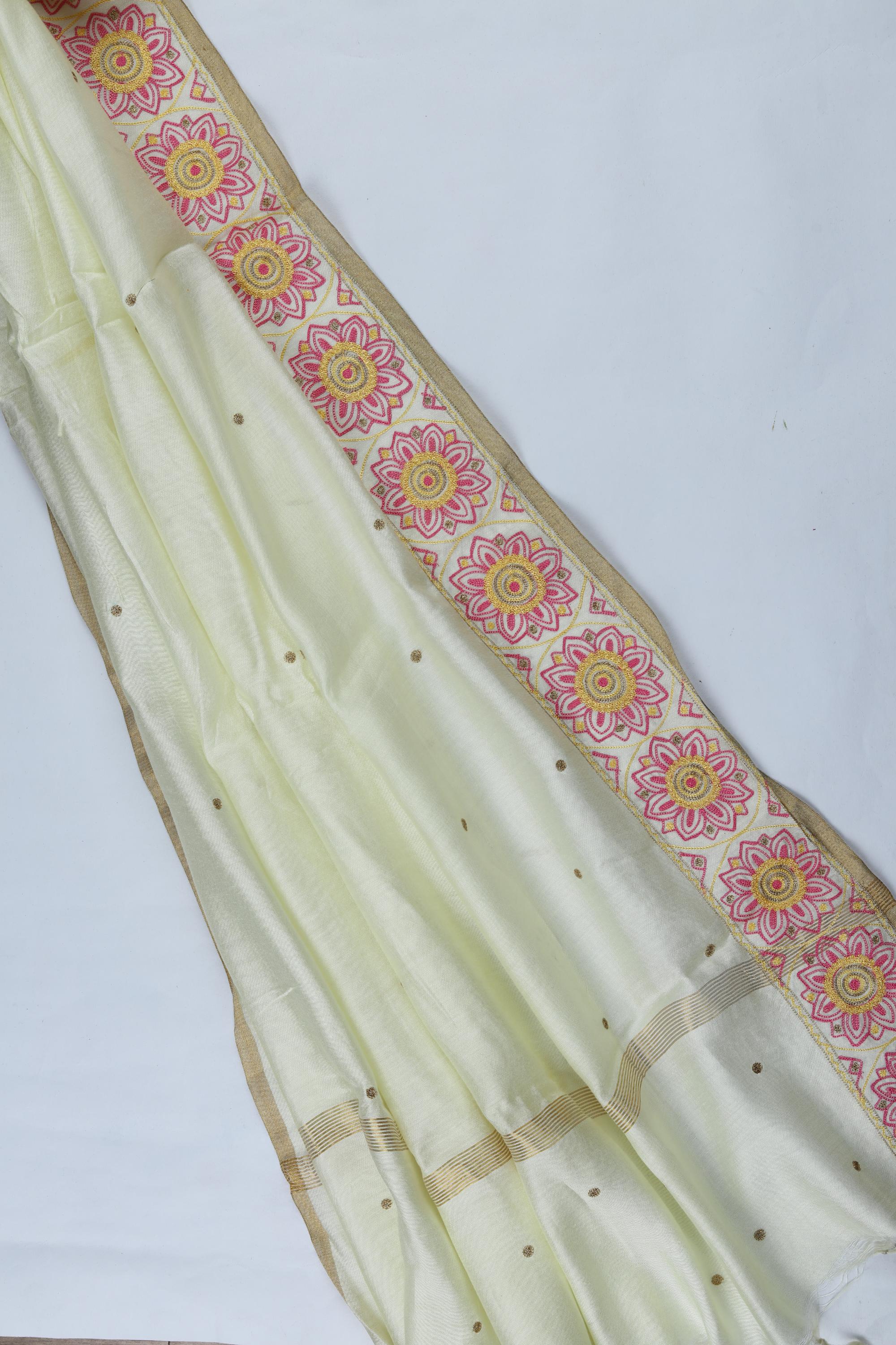 Cotton  Silk with Chanderi Set -02