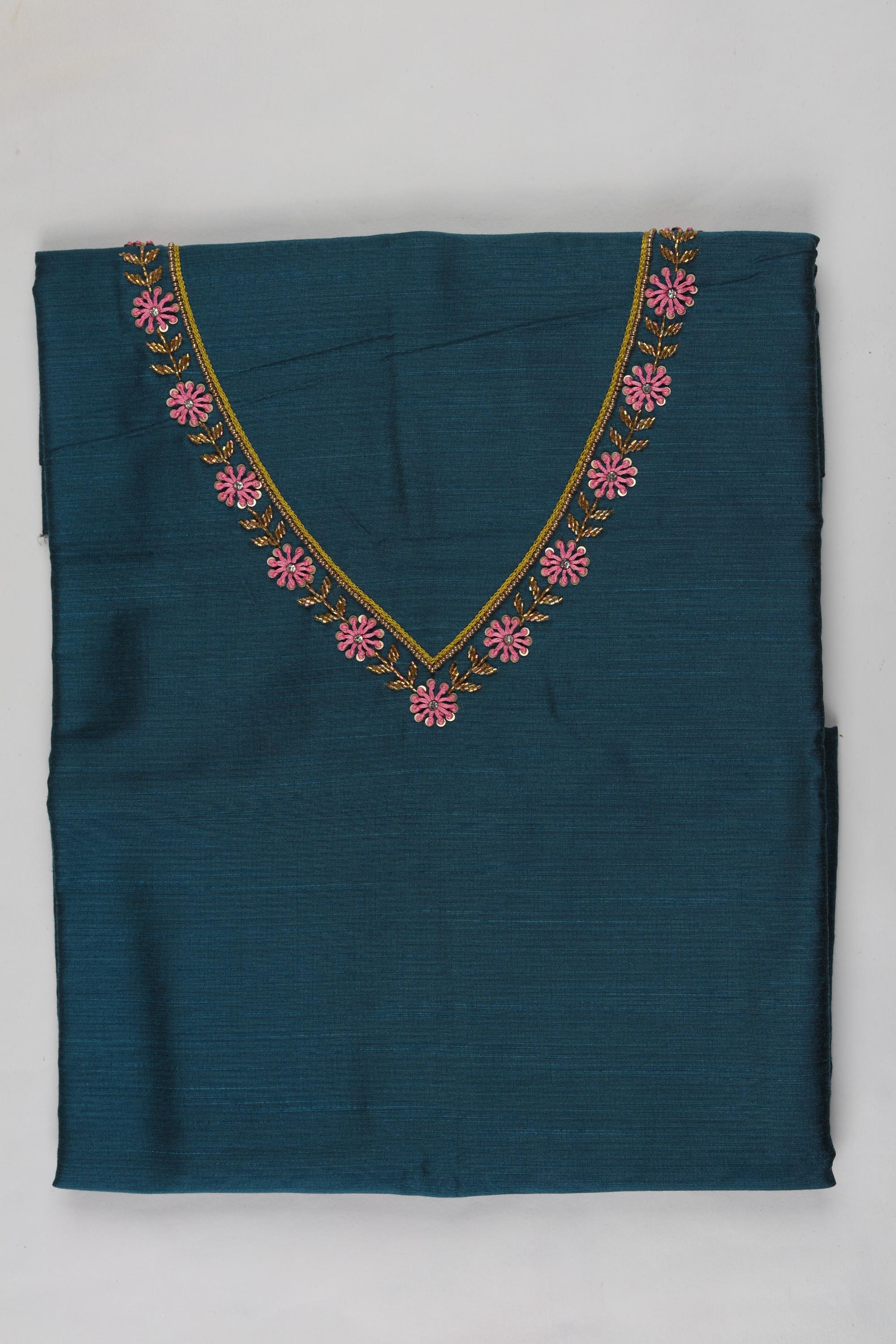 Cotton  Silk with Chanderi Set -05