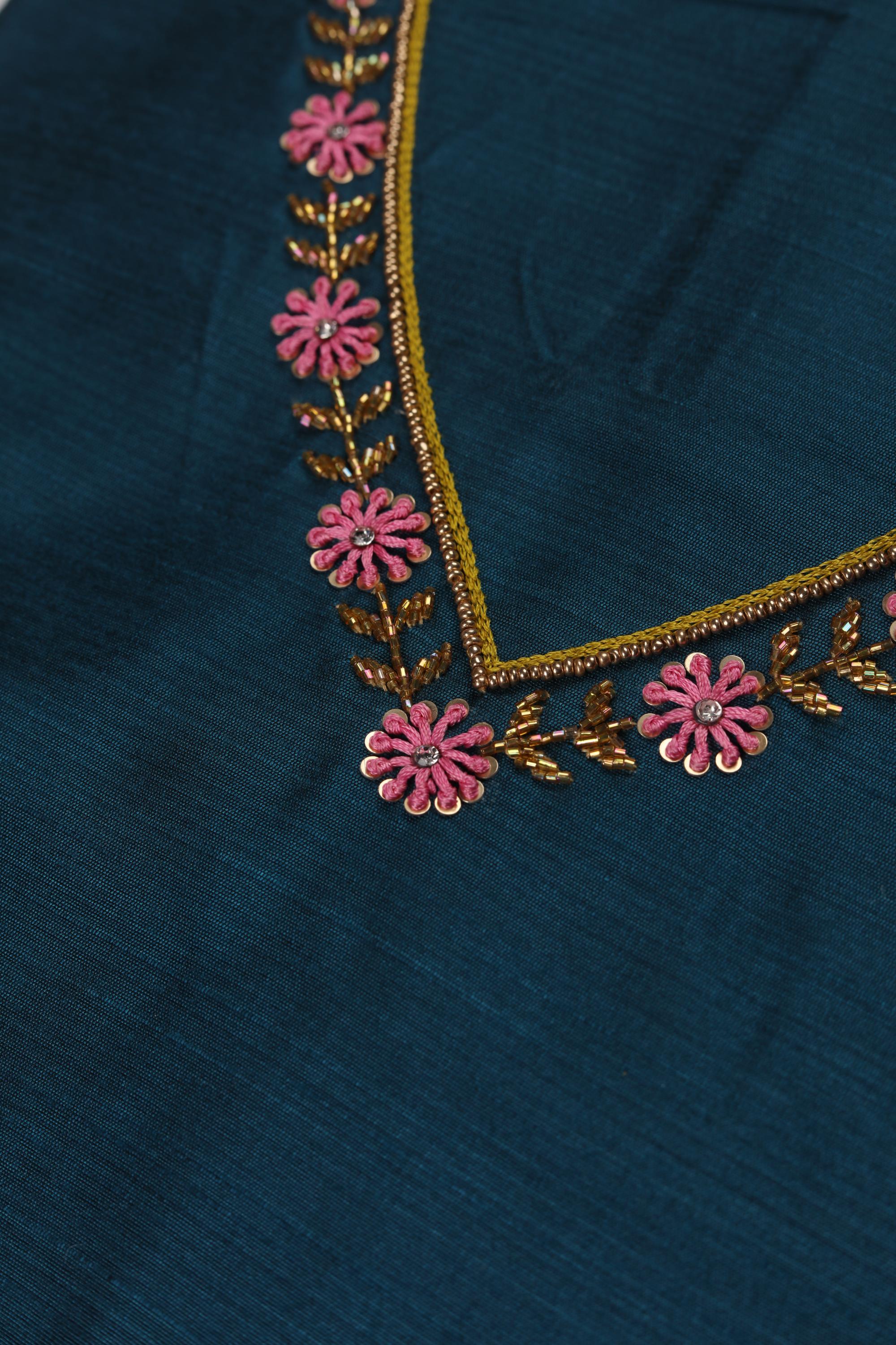 Cotton  Silk with Chanderi Set -05