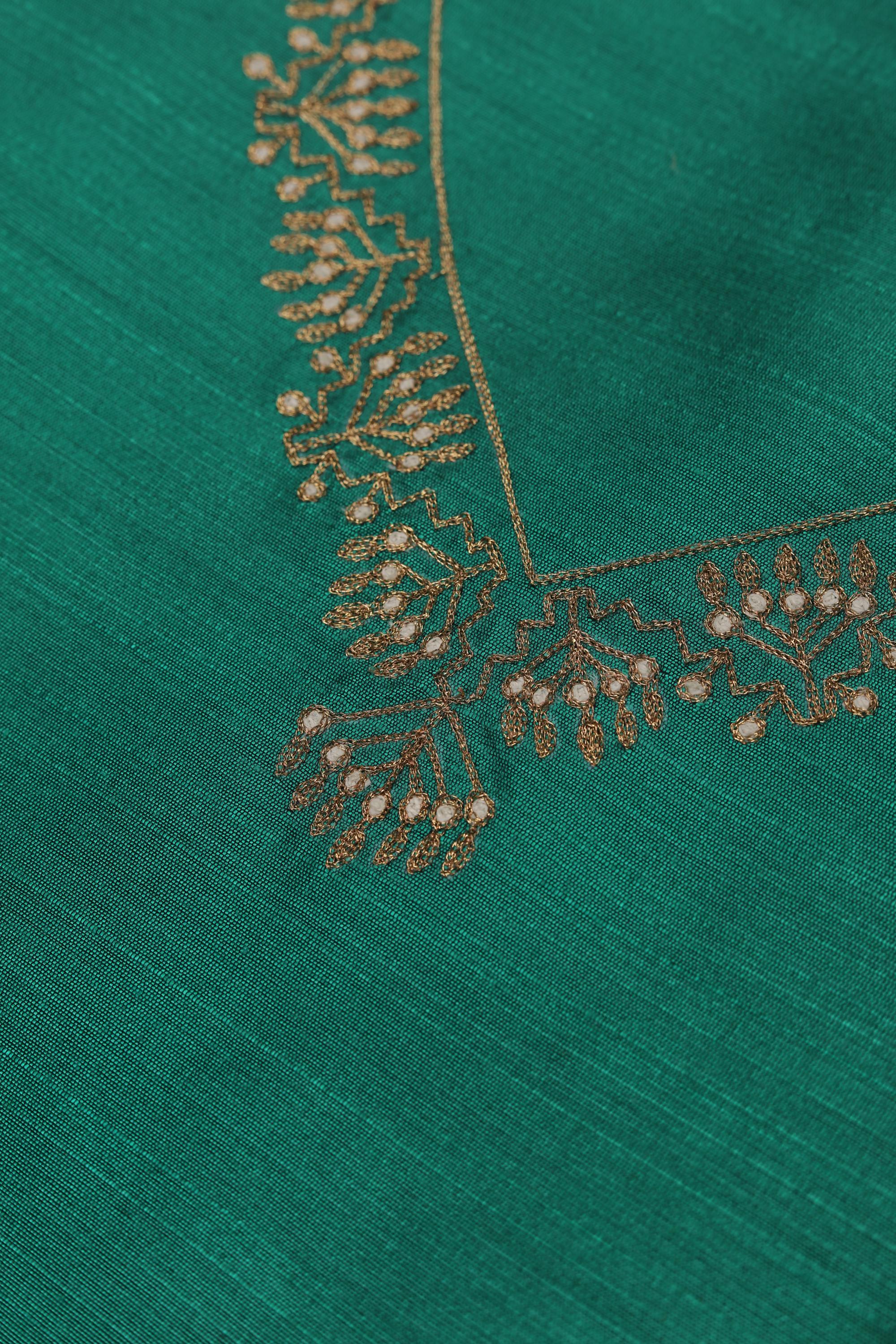 cotton silk With chanderi Dupatta Set -22