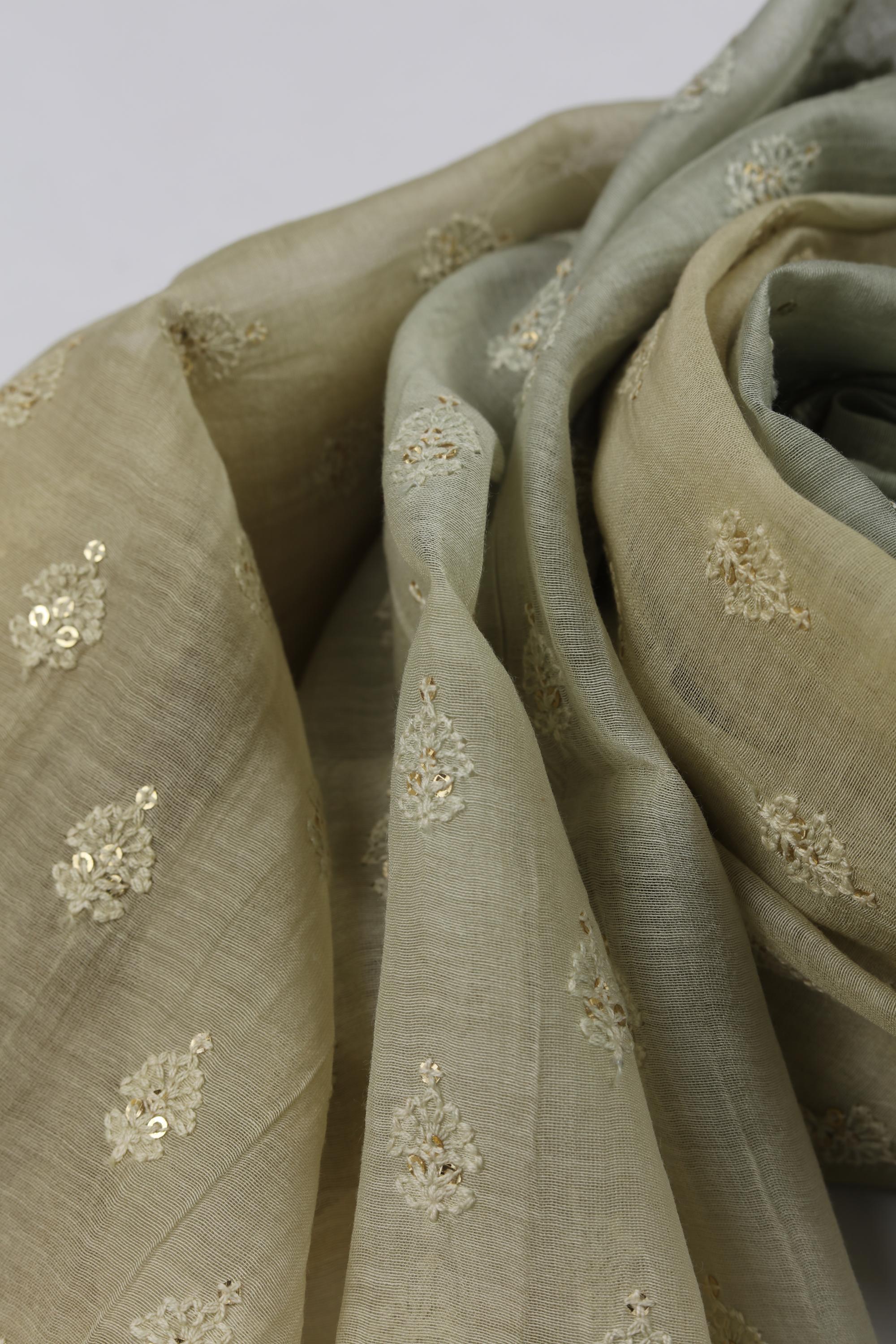 cotton silk With chanderi Dupatta Set -22