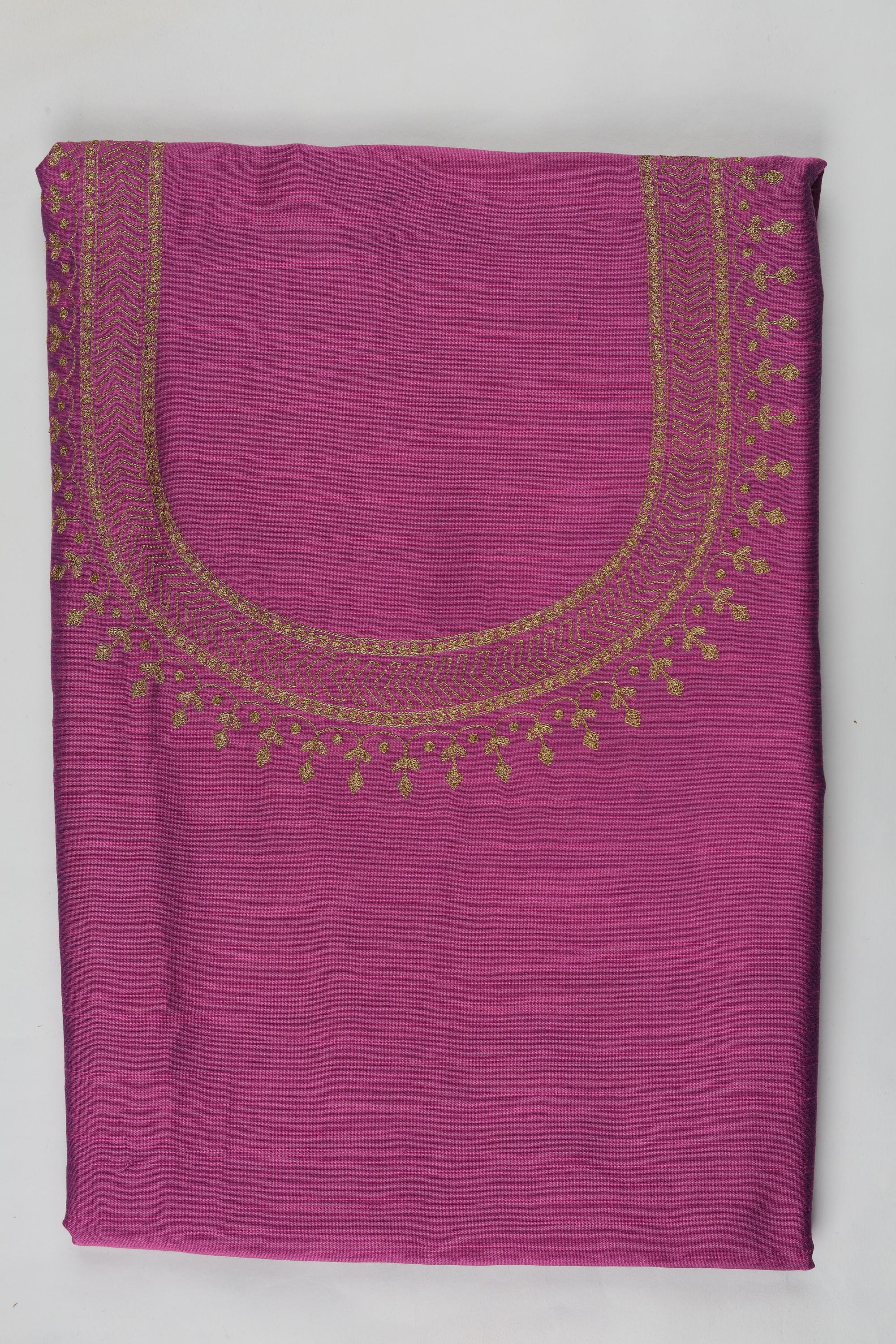 Cotton  Silk with  Organza Set -07