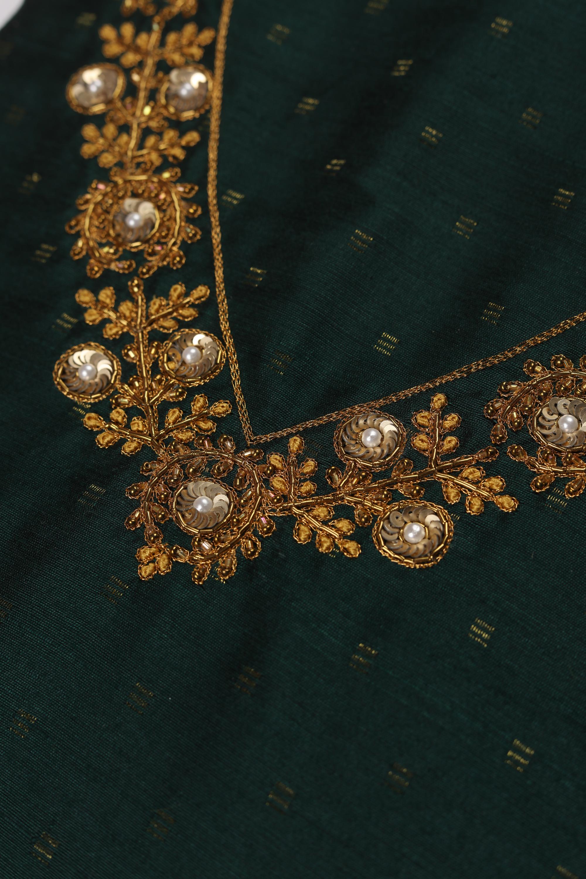 Cotton  Silk with  Tusser Set -08