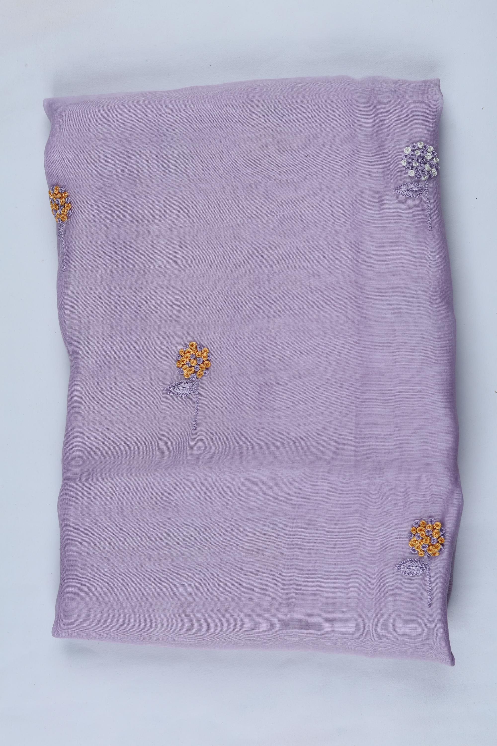 Mul Chanderi With Shiffon Dupatta Set -19