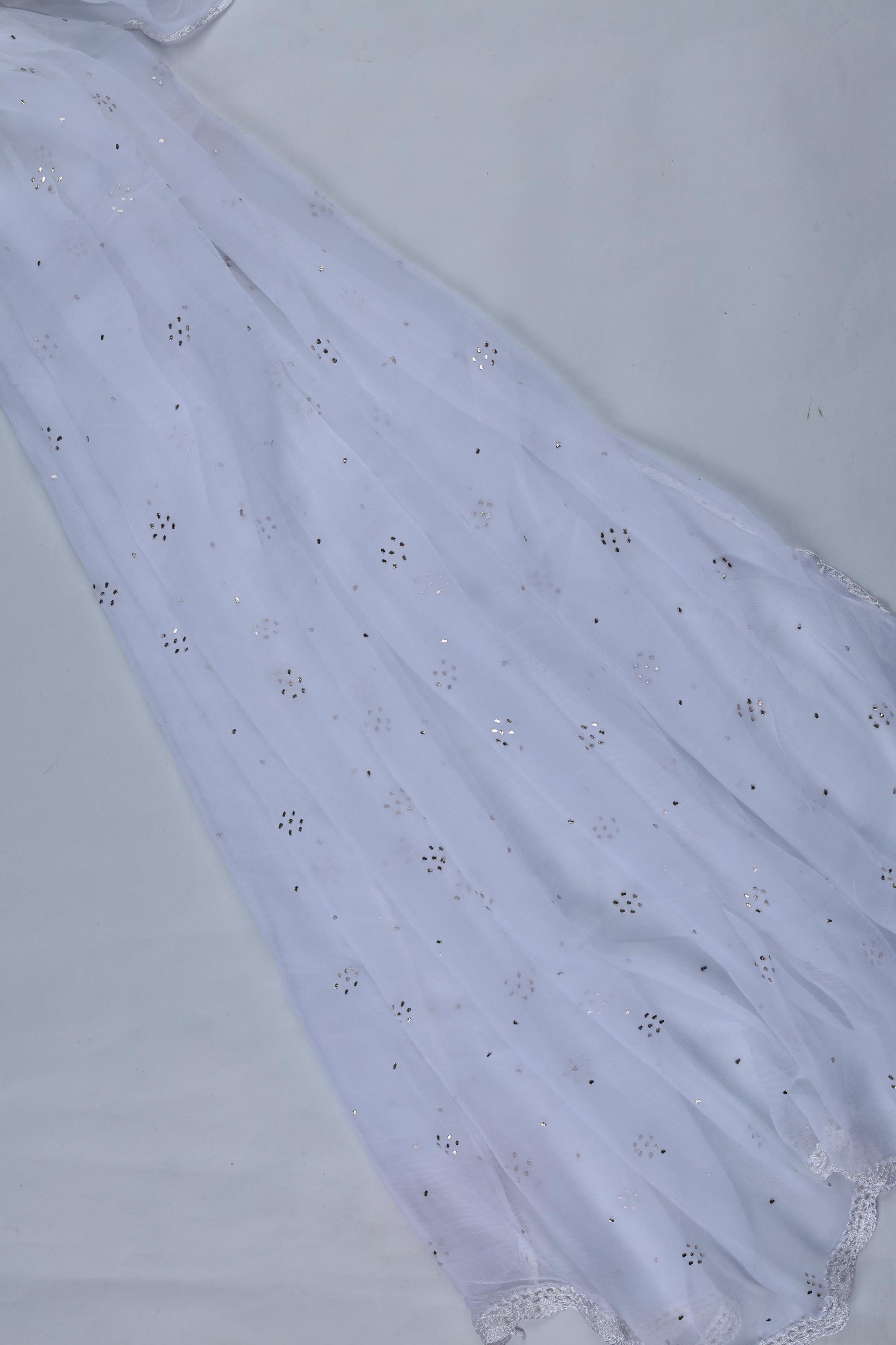 Mul Chanderi With Shiffon Dupatta Set -19