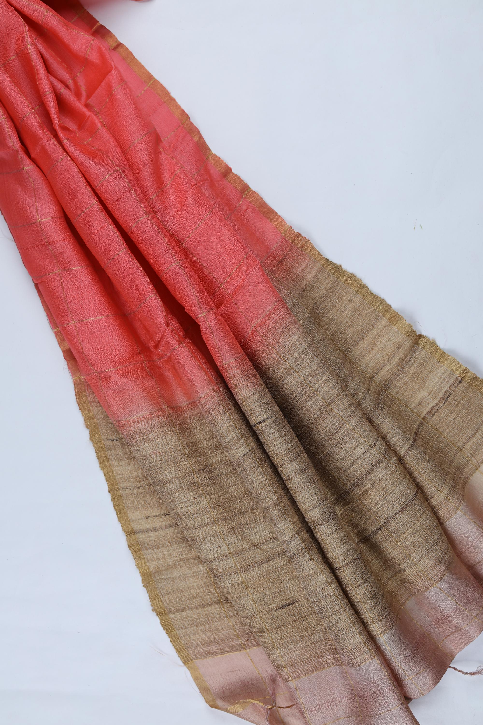 Mul Chanderi With Shiffon Dupatta Set -21